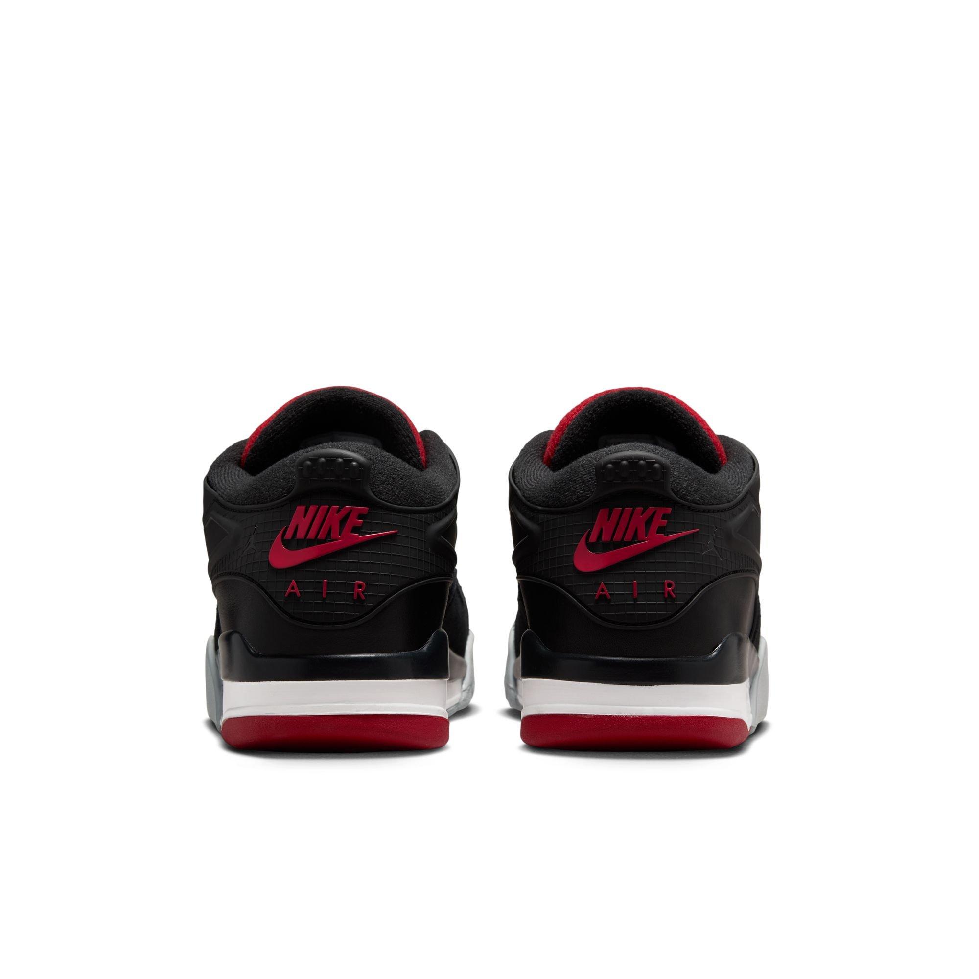 Jordan 4 RM "Black/Varsity Red/Wolf Grey/White" Men's Shoe - BLACK/RED/WHITE Thumbnail View 7