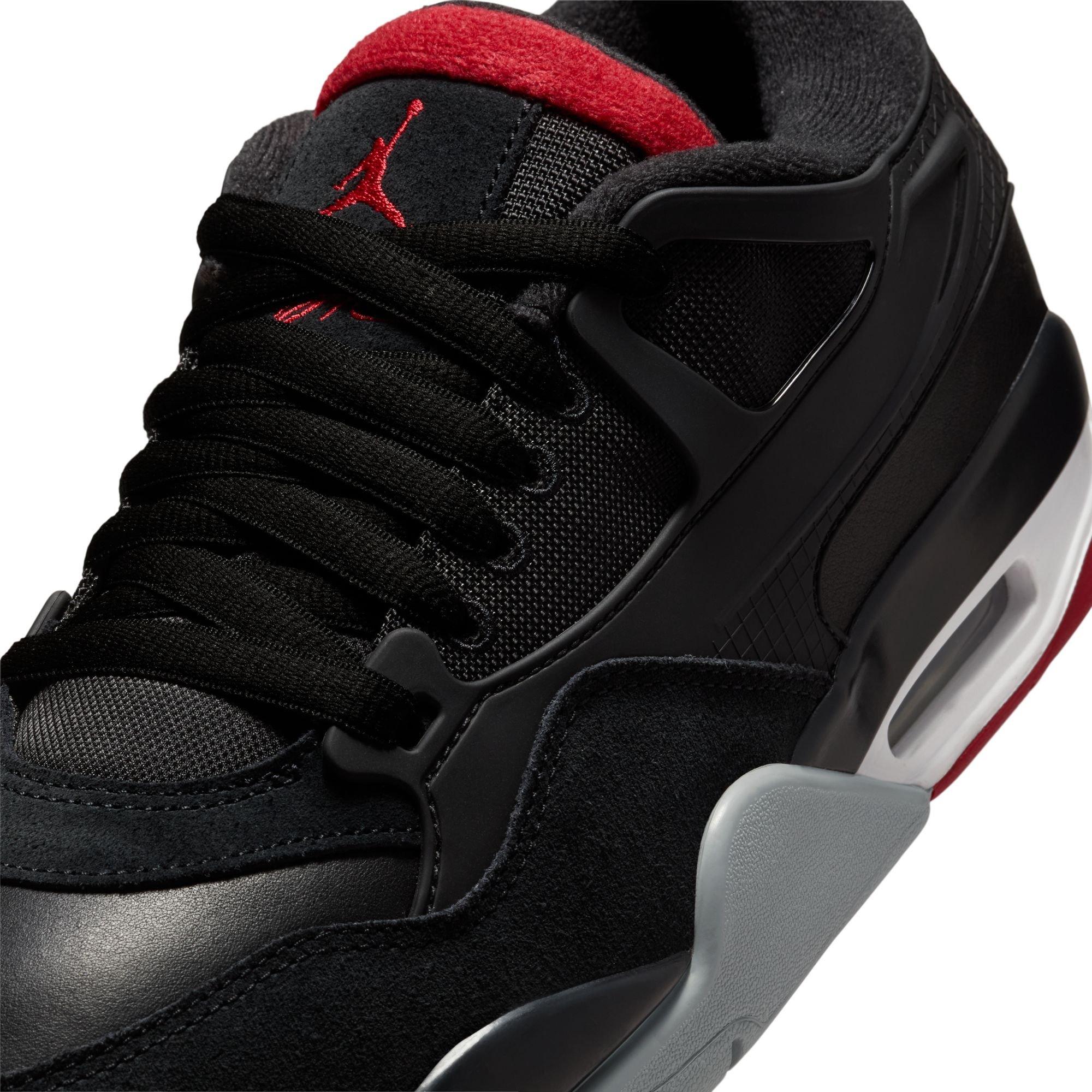 国内配送 NIKE AIR JORDAN 4 RM BLACK/VARSITY RED-WOLF GREY Jordan 4 RM 