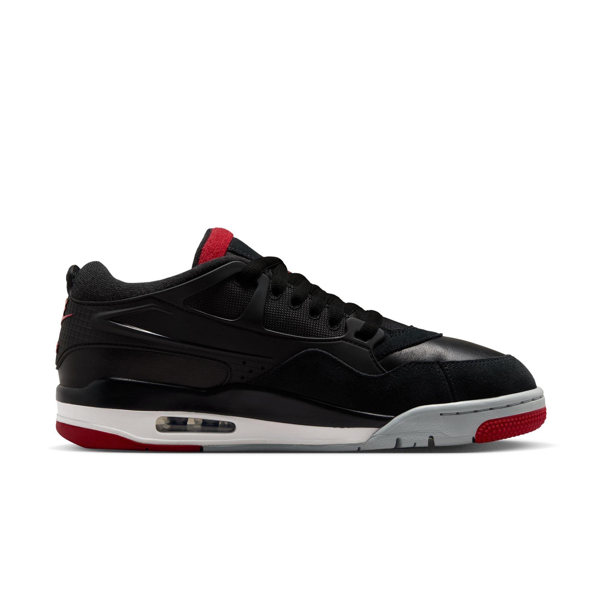Jordan 4 RM "Black/Varsity Red/Wolf Grey/White" Men's Shoe - BLACK/RED/WHITE Thumbnail View 2