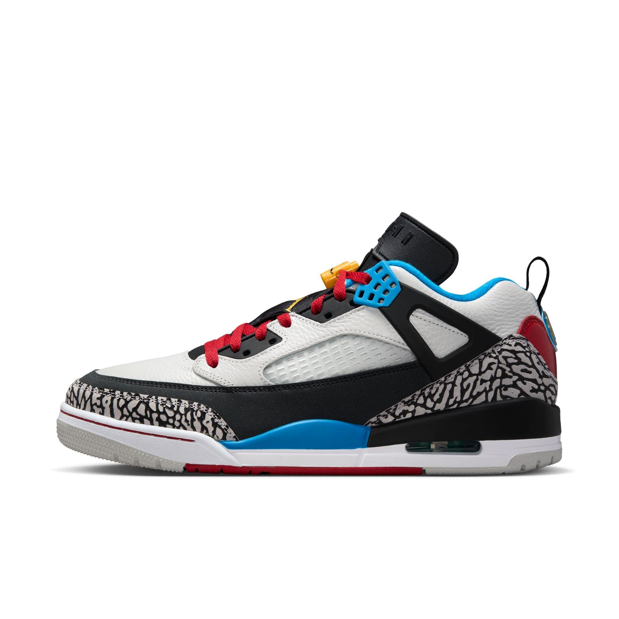 Jordan Spizike Low SE "Neutral Grey/Varsity Maize/Surf Blue" Men's Shoe - MULTI-COLOR Thumbnail View 3