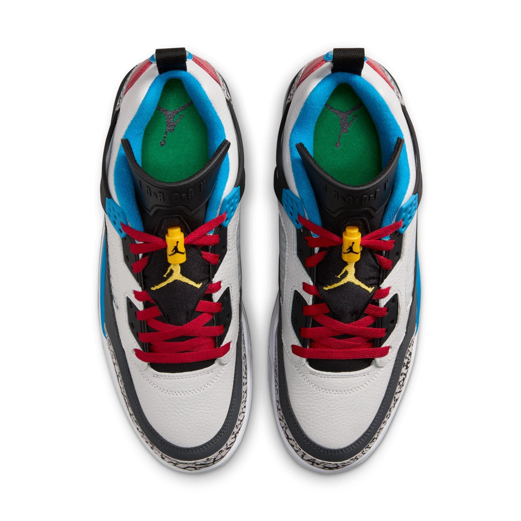 Jordan Spizike Low SE "Neutral Grey/Varsity Maize/Surf Blue" Men's Shoe - MULTI-COLOR Thumbnail View 6