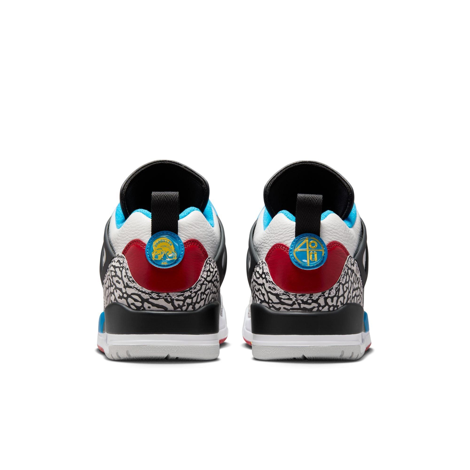 Jordan Spizike Low SE "Neutral Grey/Varsity Maize/Surf Blue" Men's Shoe - MULTI-COLOR Thumbnail View 7