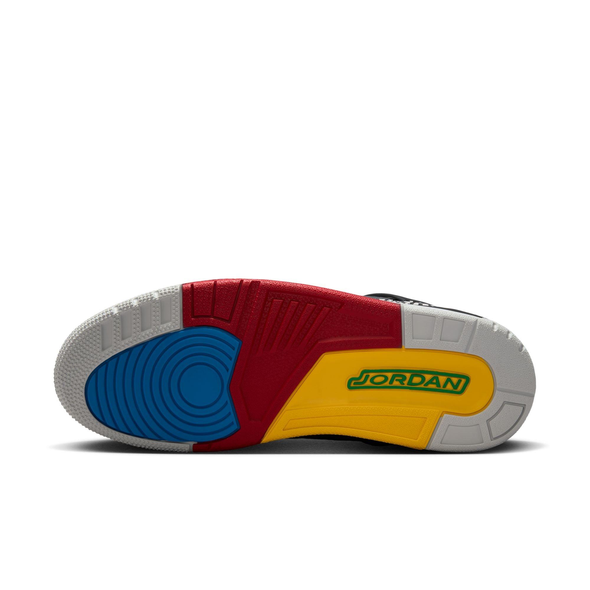 Jordan Spizike Low SE "Neutral Grey/Varsity Maize/Surf Blue" Men's Shoe - MULTI-COLOR Thumbnail View 8