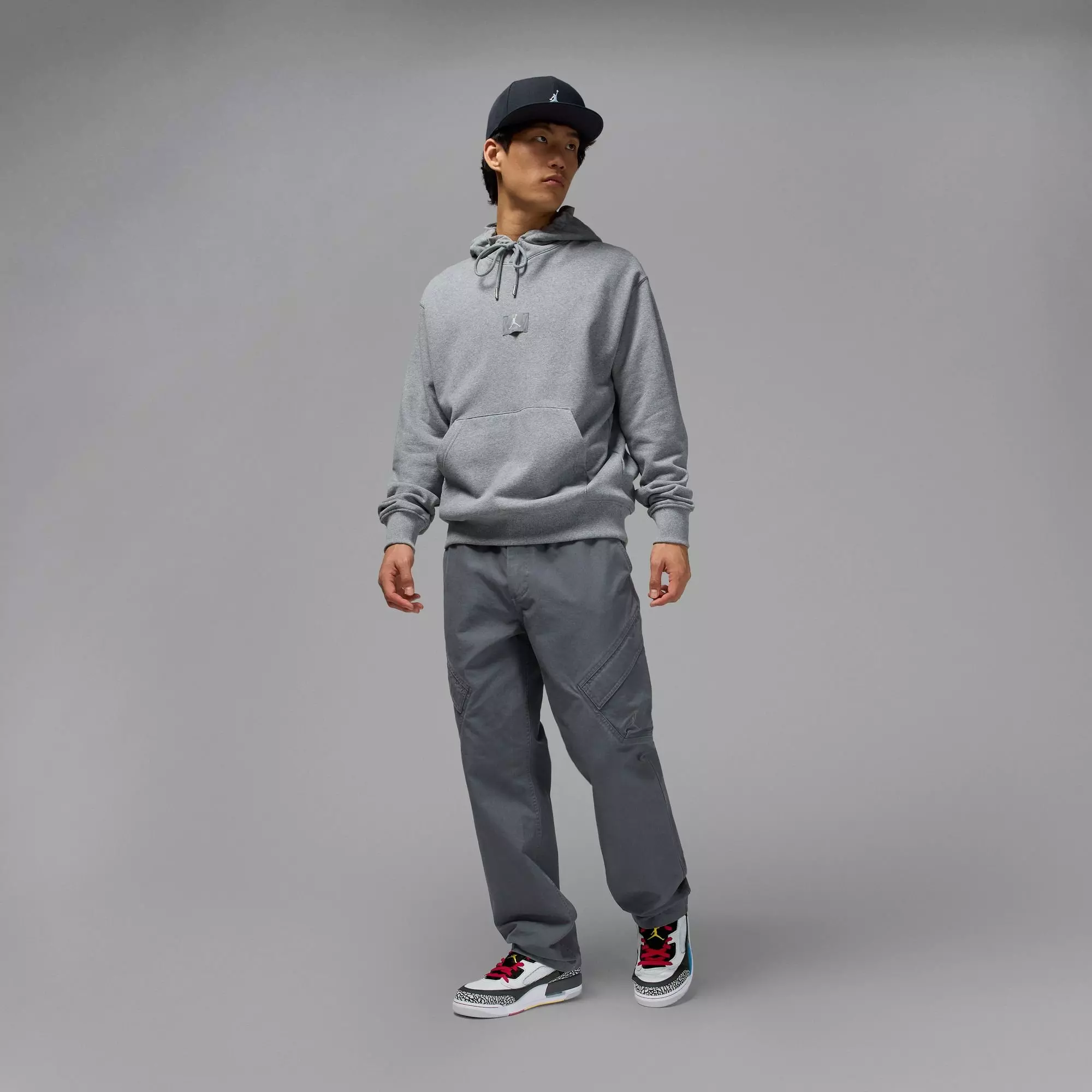 Jordan Spizike Low SE "Neutral Grey/Varsity Maize/Surf Blue" Men's Shoe - MULTI-COLOR