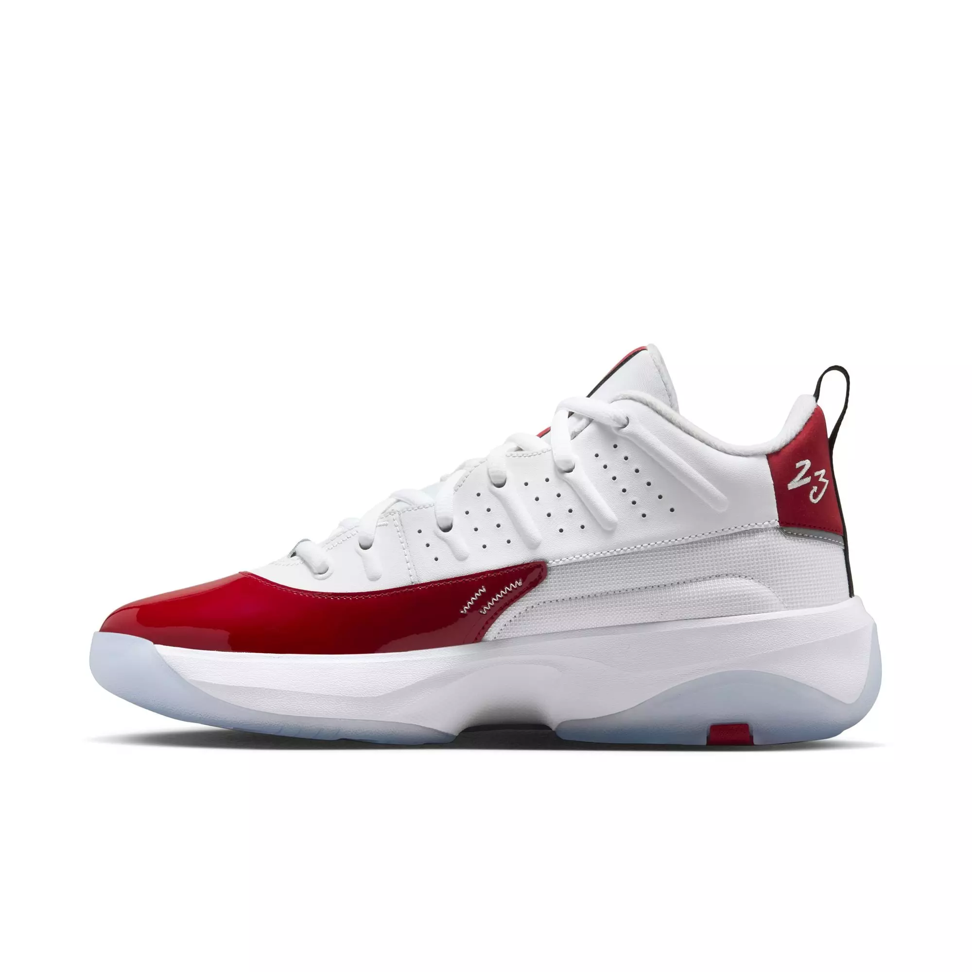 Jordan Max Aura 7 "White/Gym Red/Black" Men's Shoe - WHITE/RED