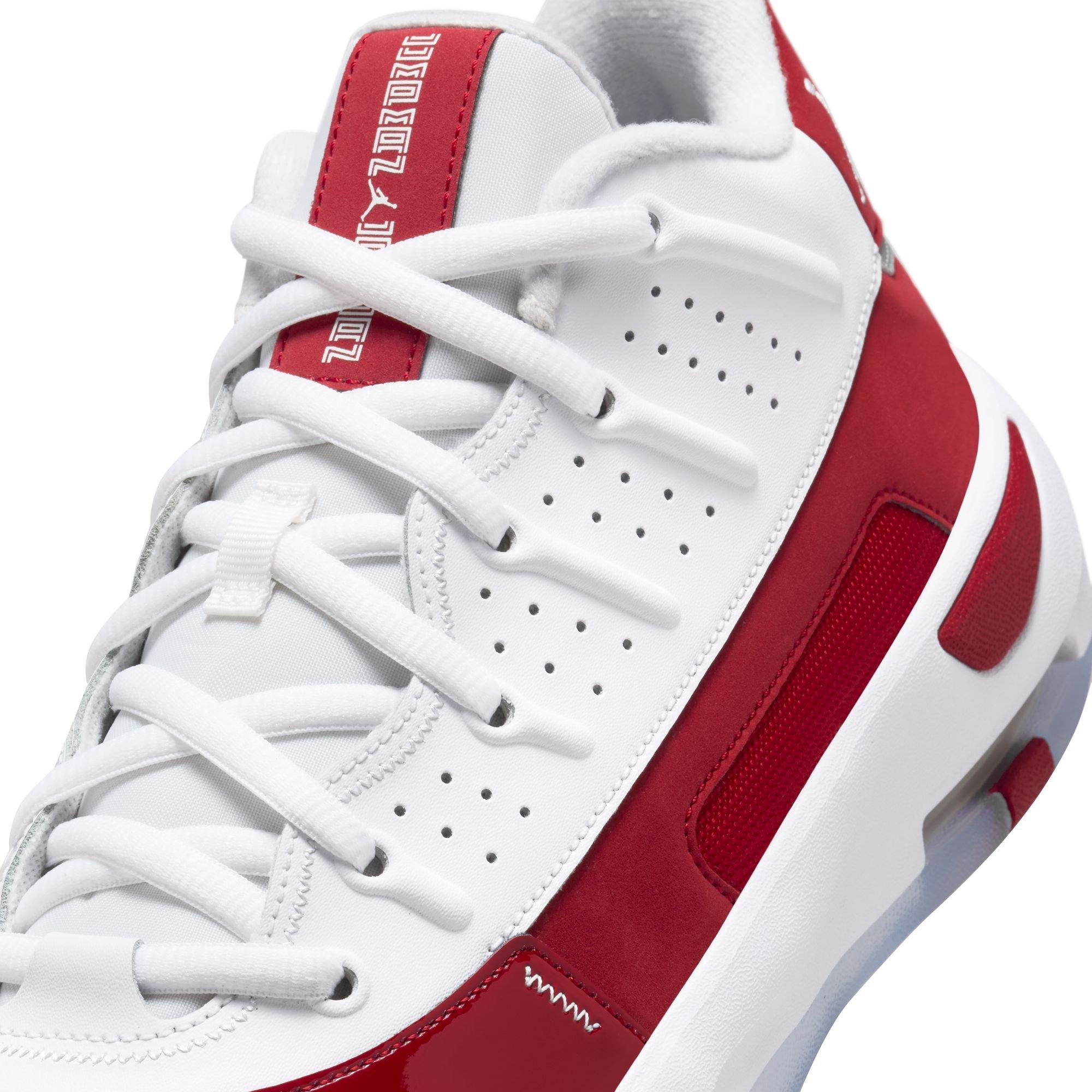 Jordan Max Aura 7 "White/Gym Red/Black" Men's Shoe - WHITE/RED Thumbnail View 10