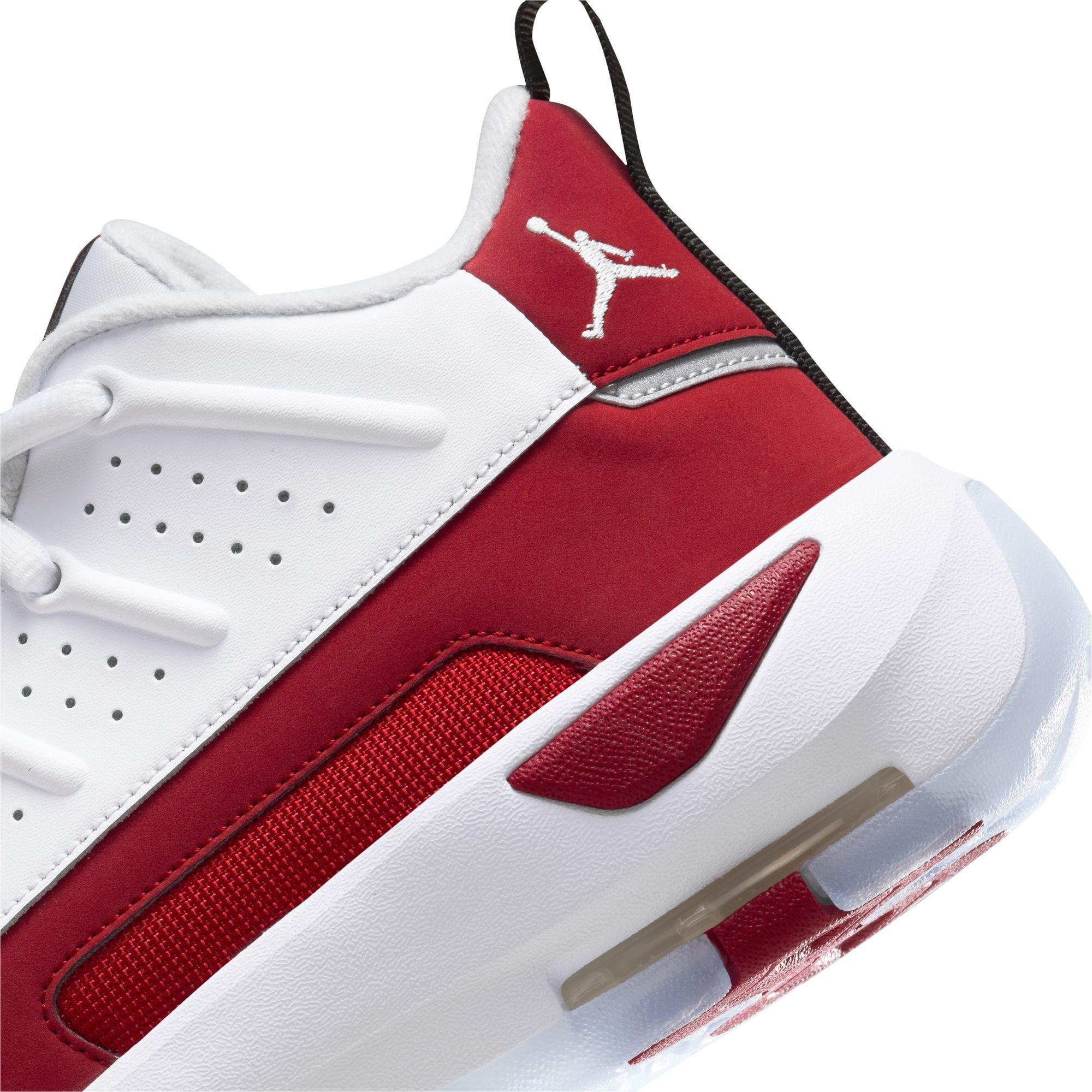 Jordan Max Aura 7 "White/Gym Red/Black" Men's Shoe - WHITE/RED Thumbnail View 11