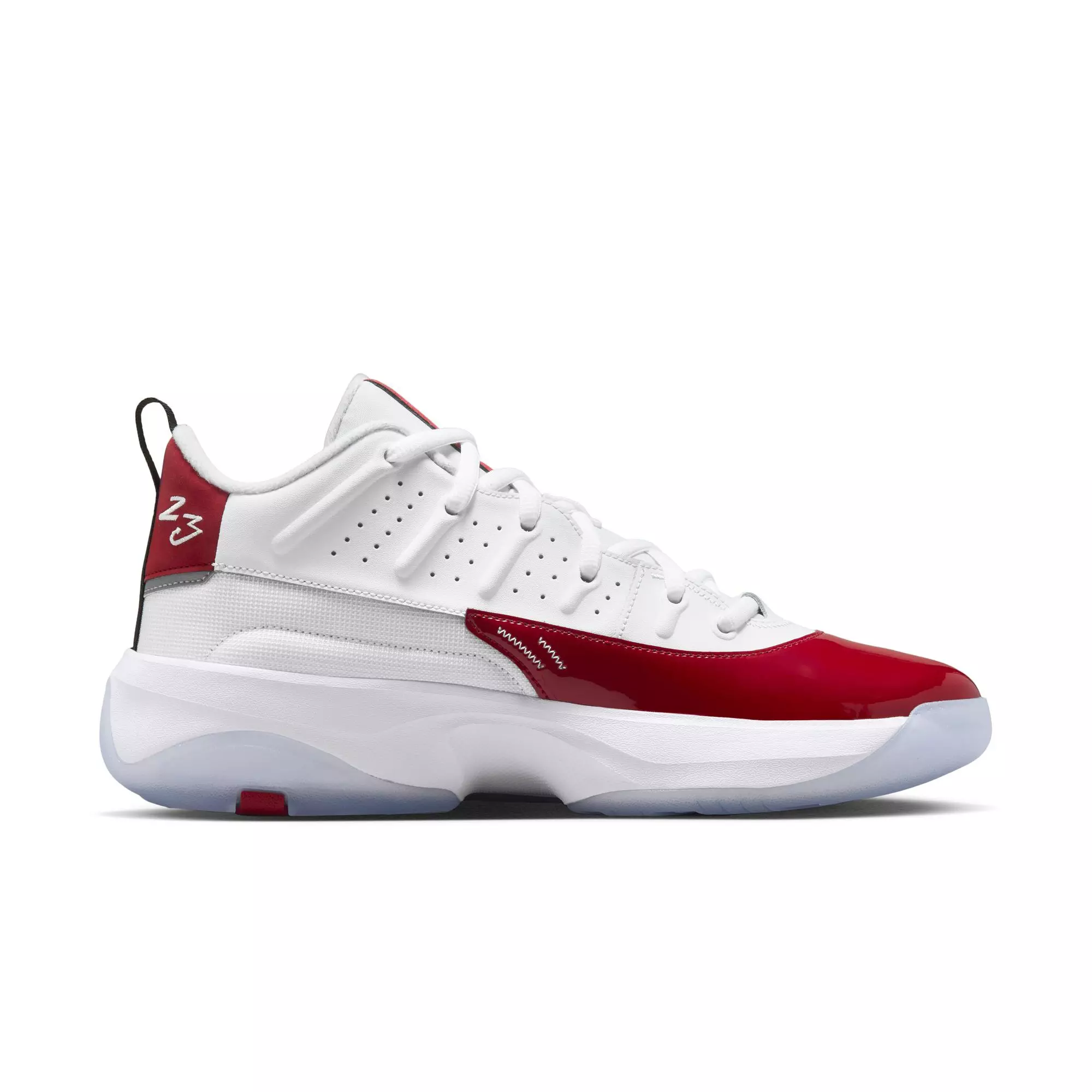 Jordan Max Aura 7 "White/Gym Red/Black" Men's Shoe - WHITE/RED