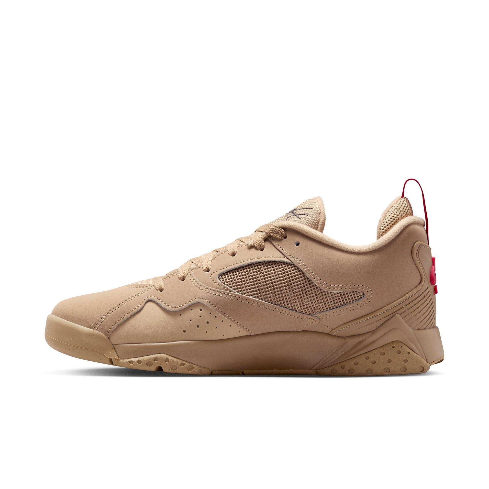 Jordan MVP 92 "Desert Camo/Fire Red/Mushroom/Anthracite" Men's Shoe - KHAKI/RED Thumbnail View 4