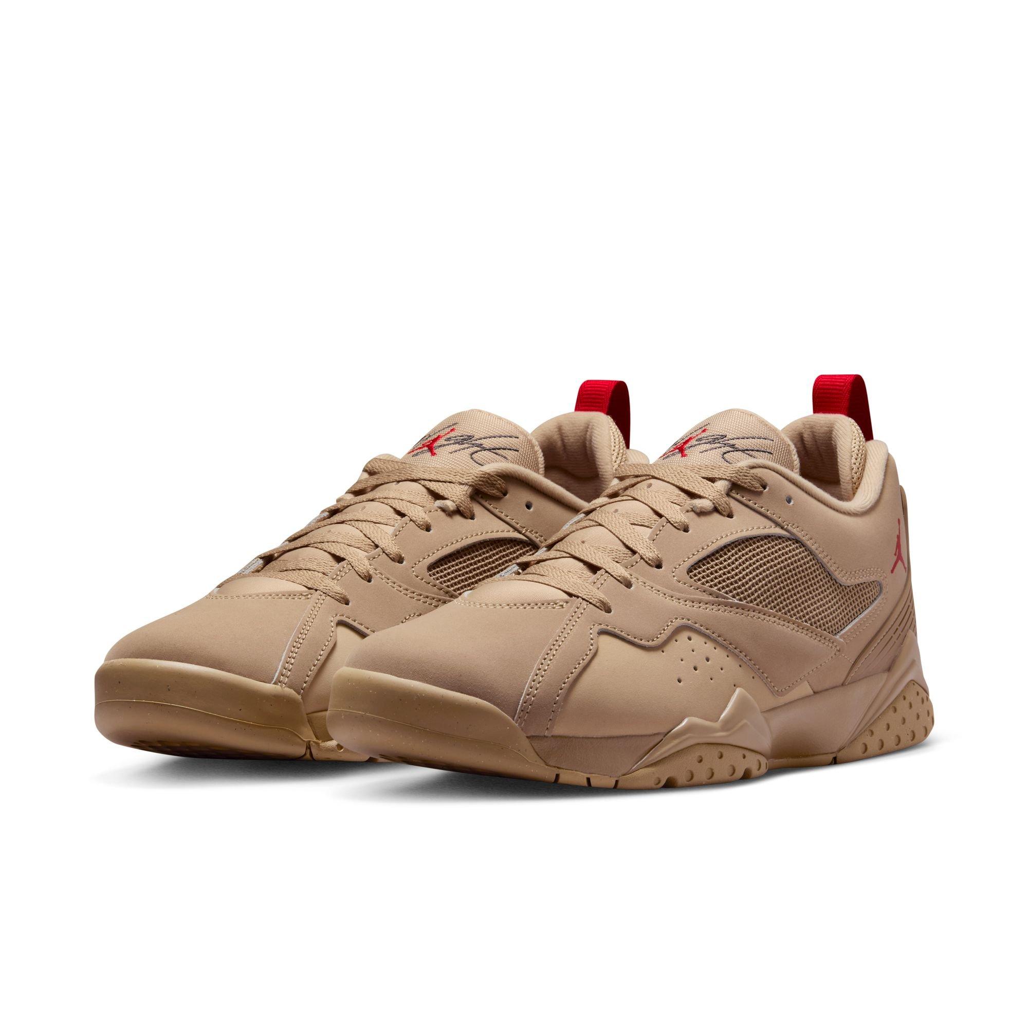 Jordan MVP 92 "Desert Camo/Fire Red/Mushroom/Anthracite" Men's Shoe - KHAKI/RED Thumbnail View 5