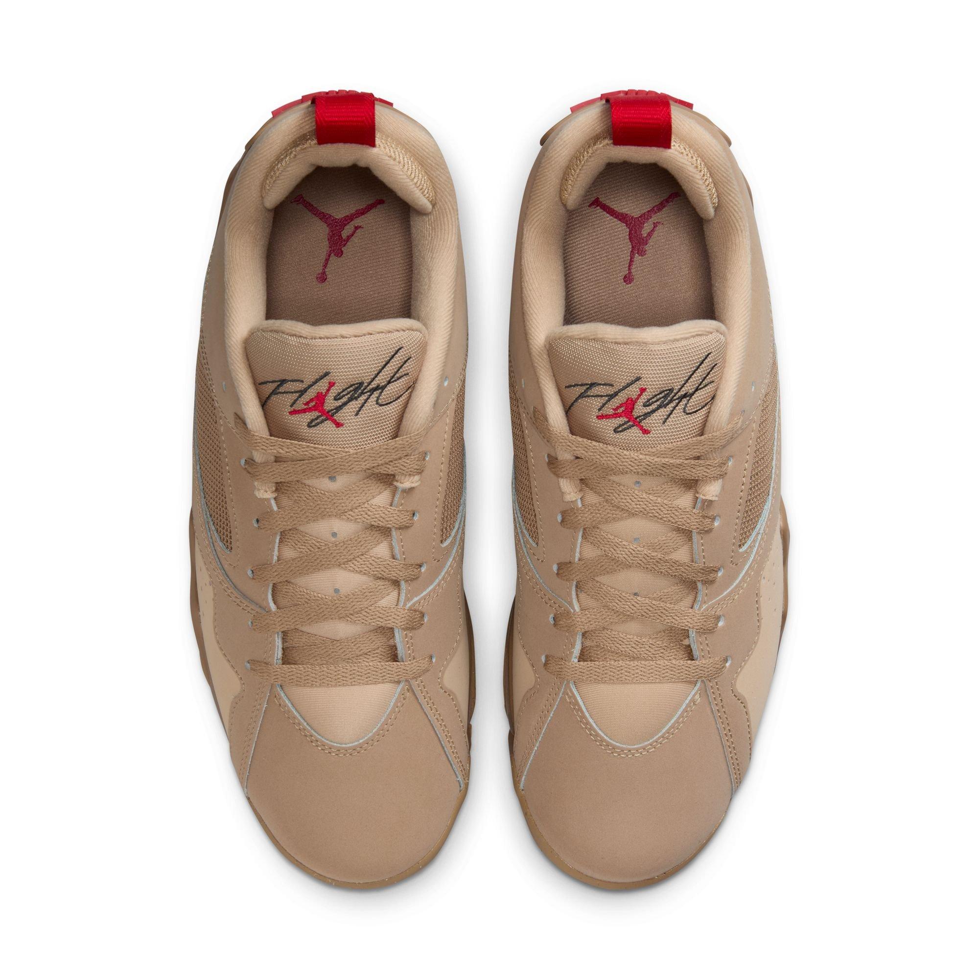 Jordan MVP 92 "Desert Camo/Fire Red/Mushroom/Anthracite" Men's Shoe - KHAKI/RED Thumbnail View 6