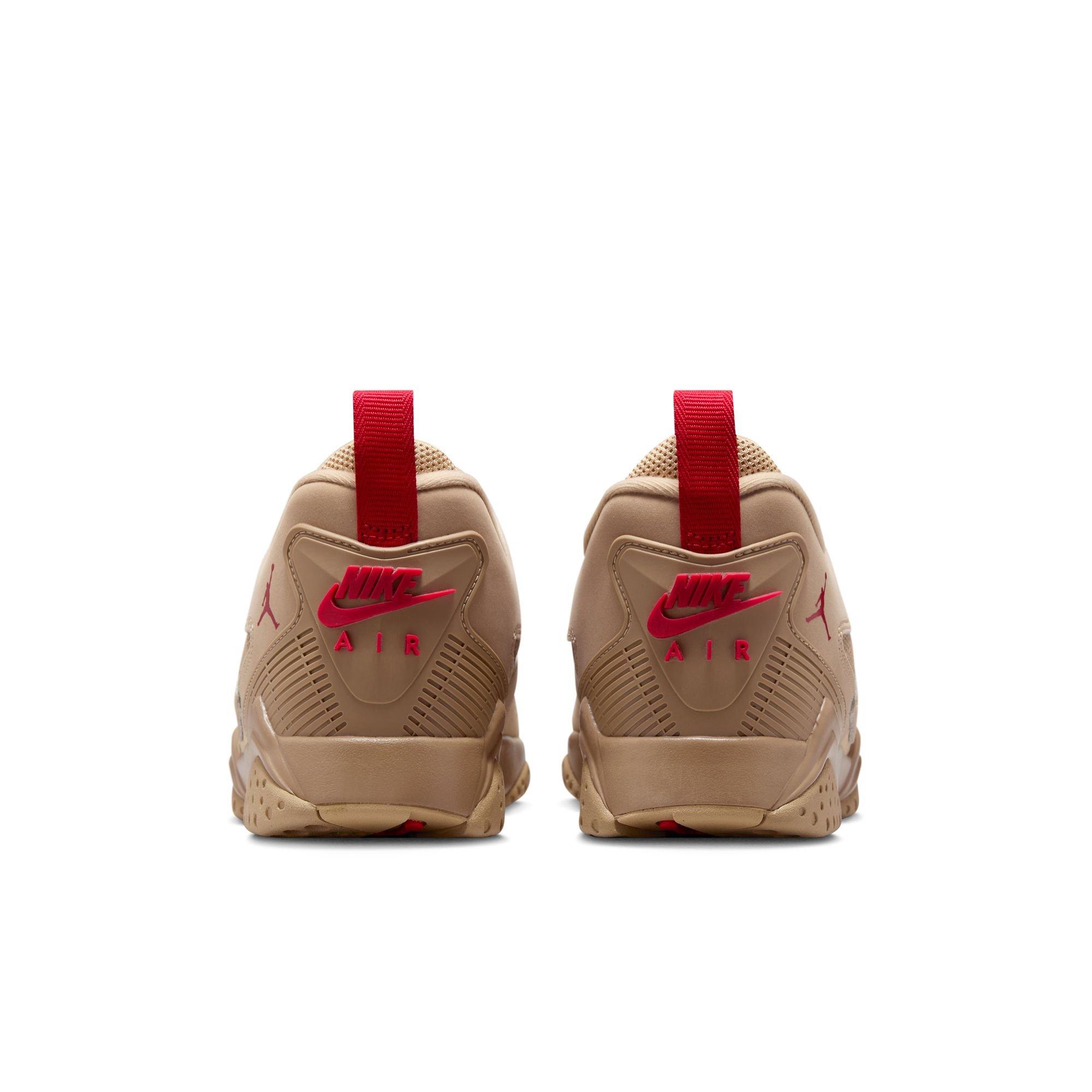 Jordan MVP 92 "Desert Camo/Fire Red/Mushroom/Anthracite" Men's Shoe - KHAKI/RED Thumbnail View 7