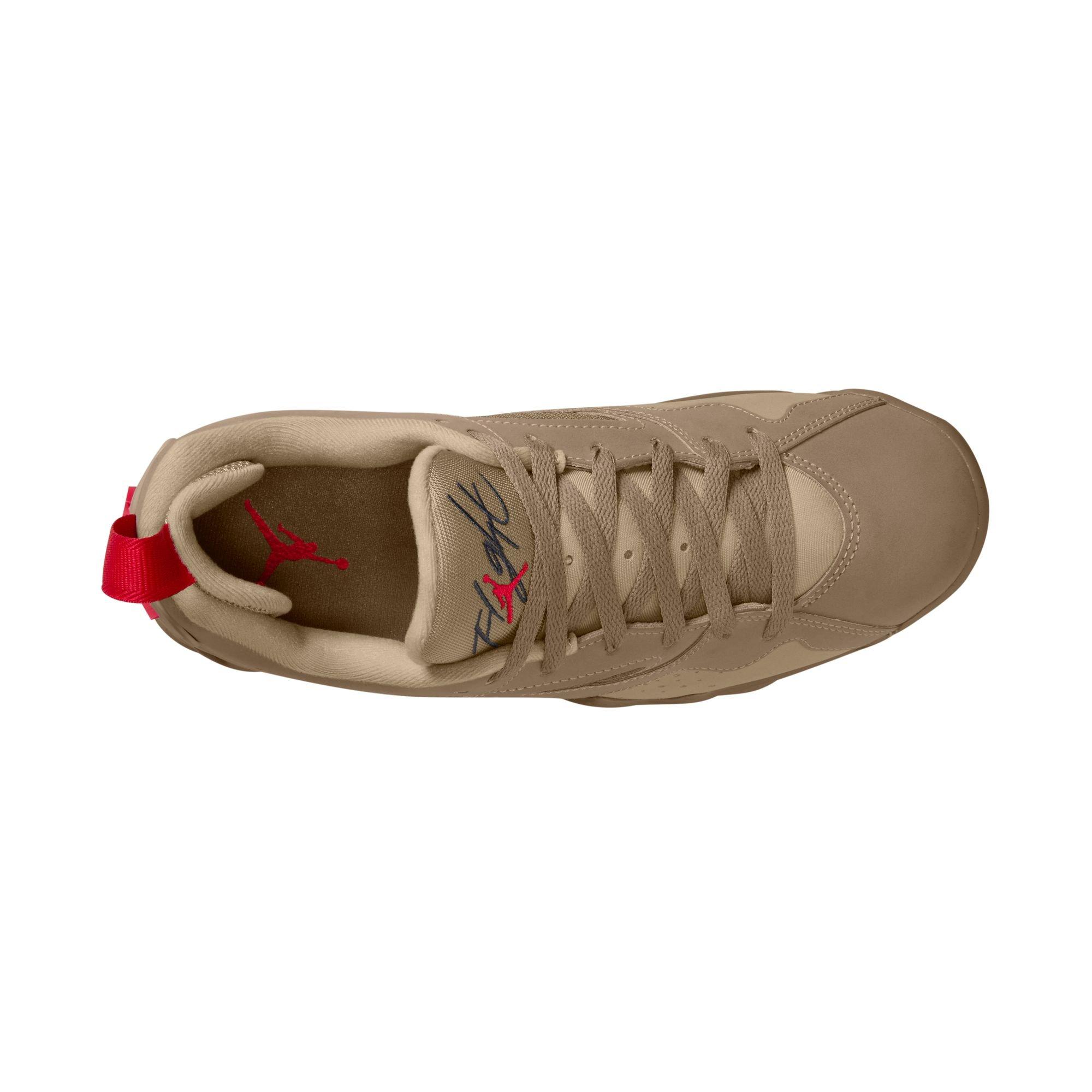 Jordan MVP 92 "Desert Camo/Fire Red/Mushroom/Anthracite" Men's Shoe - KHAKI/RED Thumbnail View 8