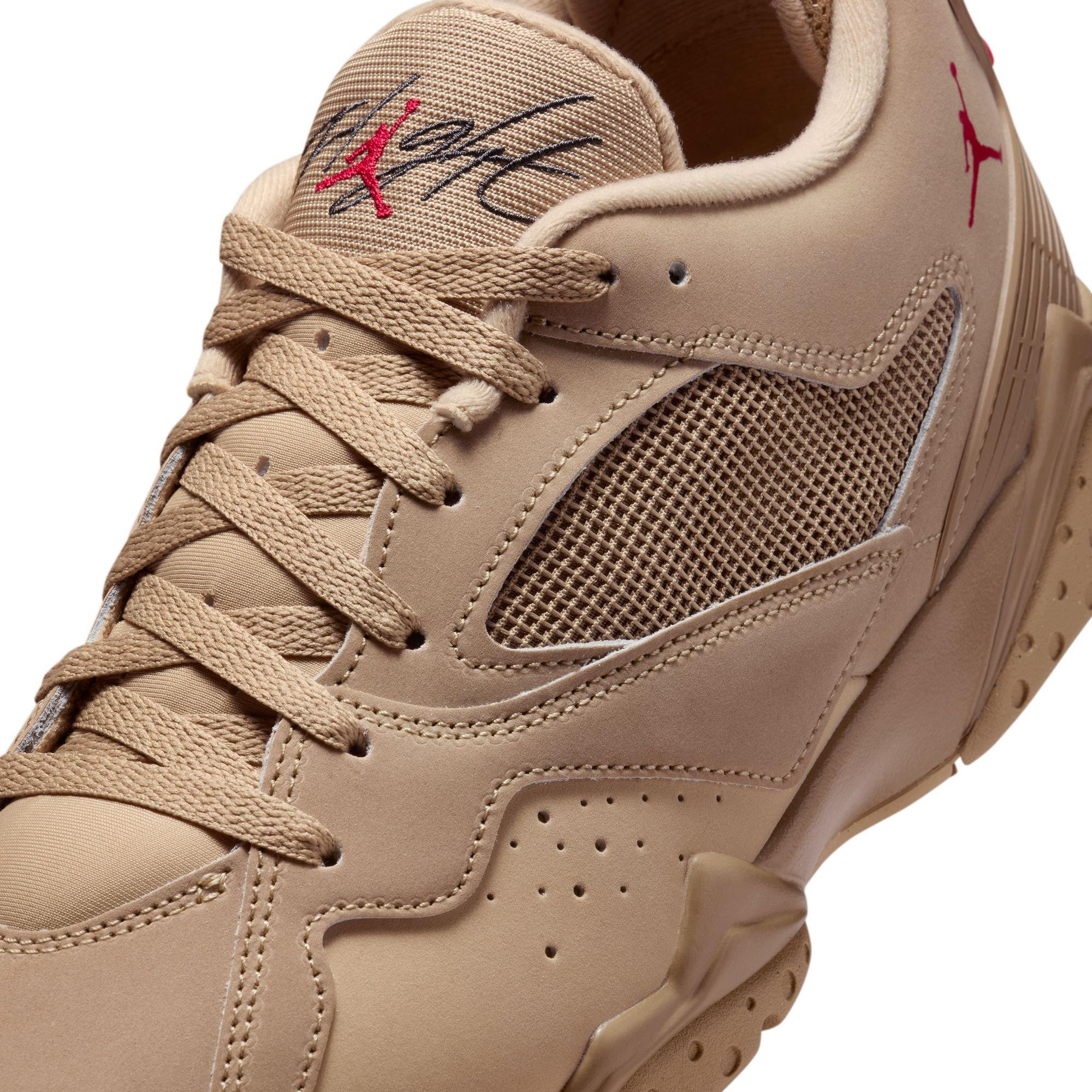 Jordan MVP 92 "Desert Camo/Fire Red/Mushroom/Anthracite" Men's Shoe - KHAKI/RED Thumbnail View 10