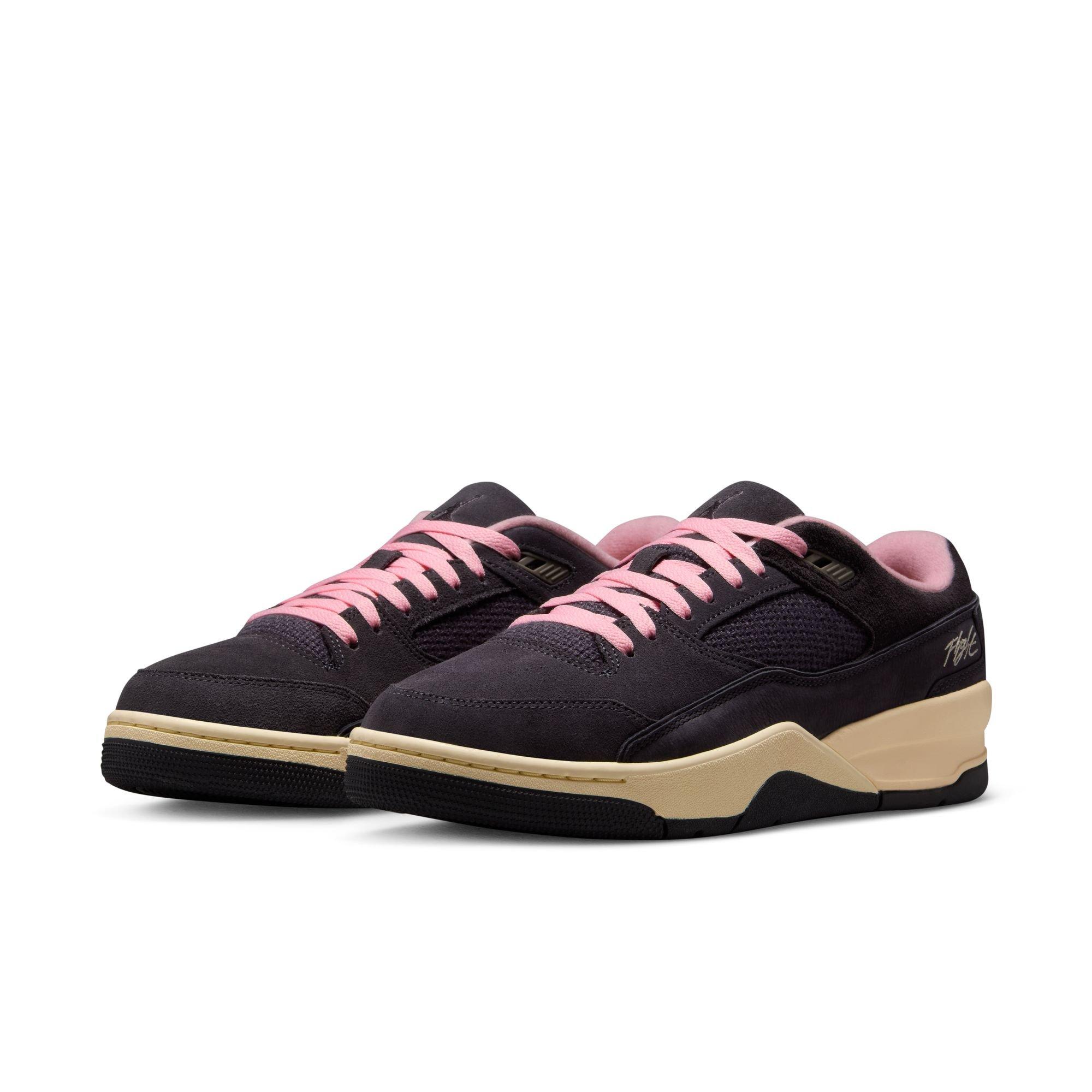 Jordan Flight Court "Oil Grey/Cave/Stone/Arctic Punch/Muslin" Men's Shoe - GREY/PINK Thumbnail View 5
