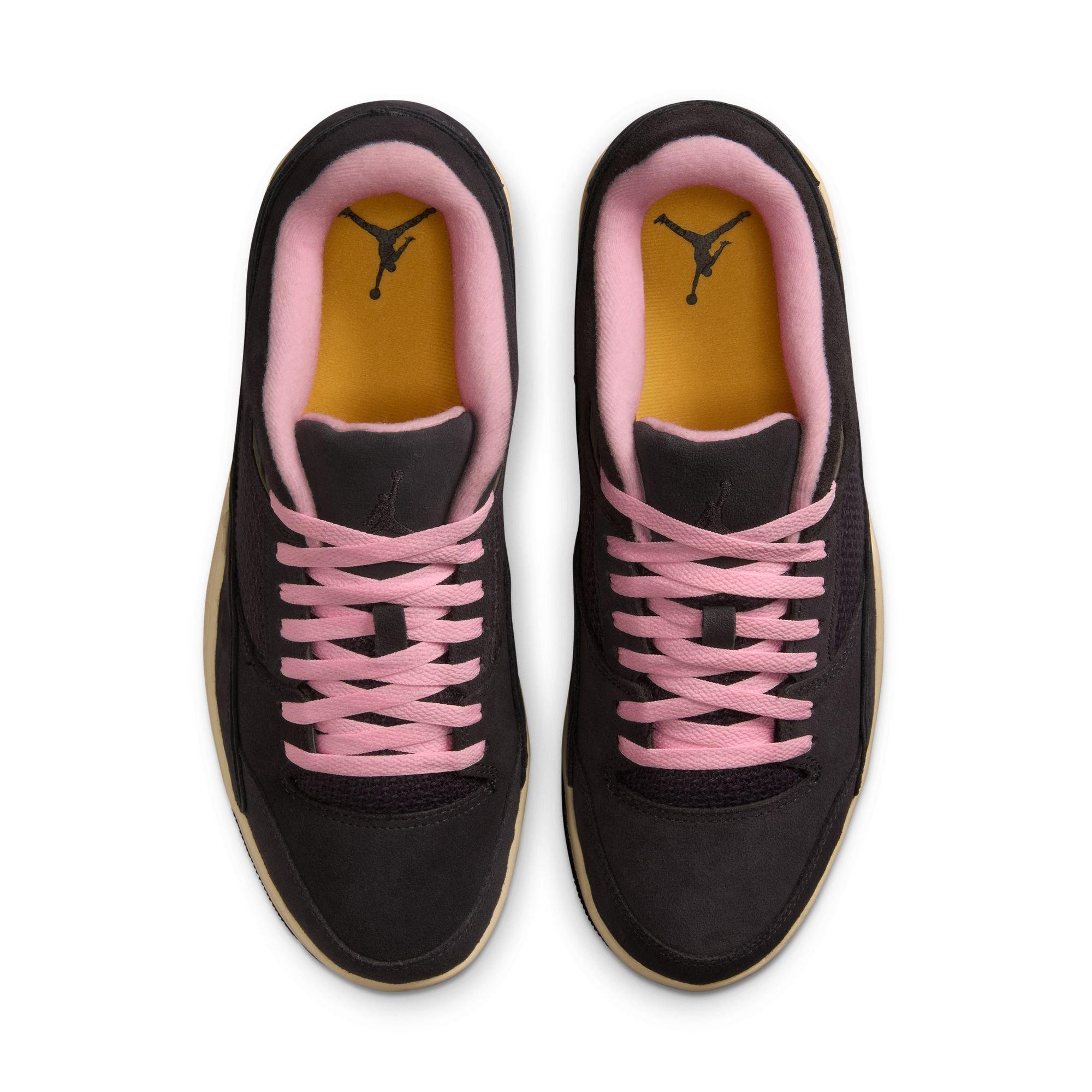 Jordan Flight Court "Oil Grey/Cave/Stone/Arctic Punch/Muslin" Men's Shoe - GREY/PINK Thumbnail View 6