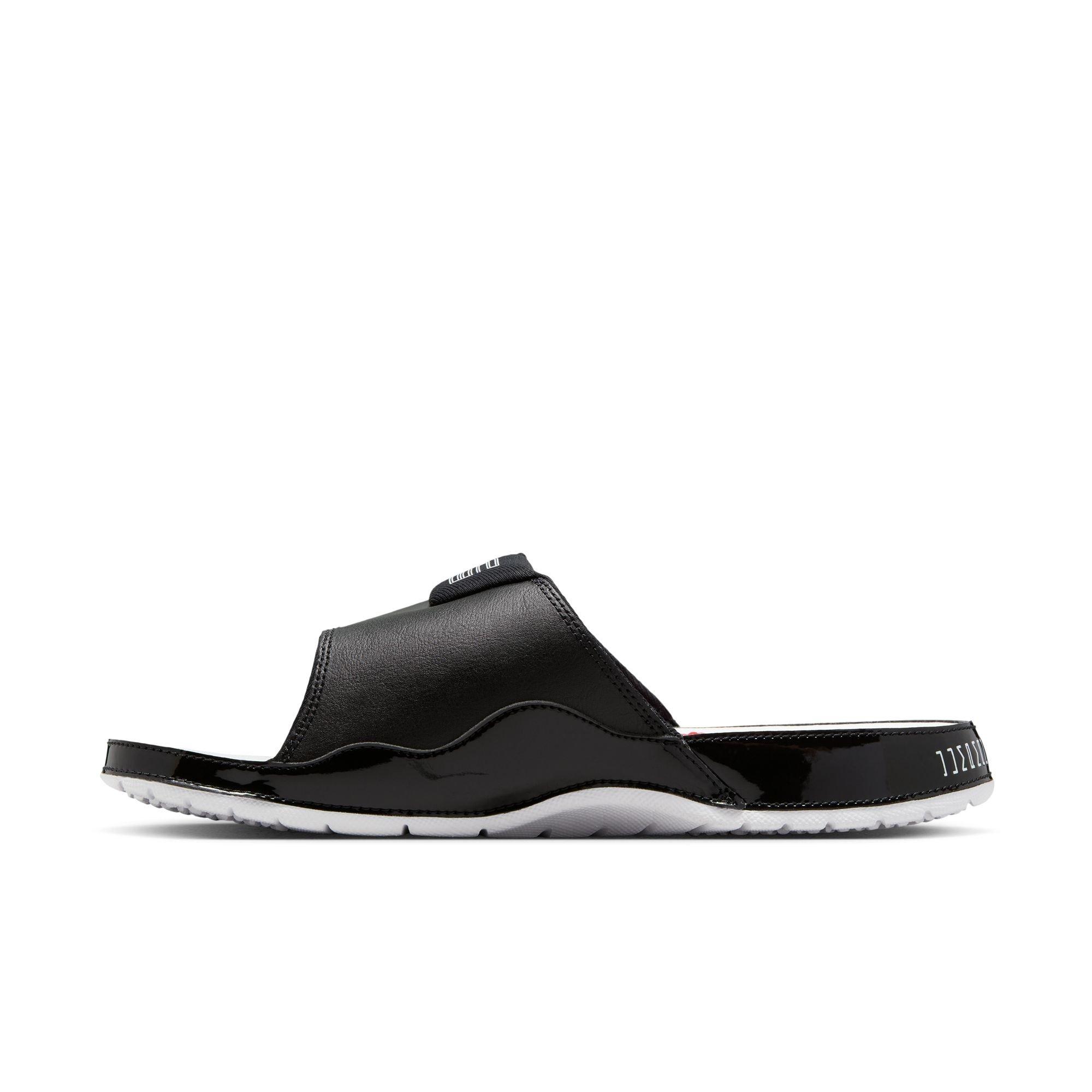 Jordan Hydro XI "Black/White/Gym Red" Unisex Slide - BLACK/RED/WHITE Thumbnail View 4