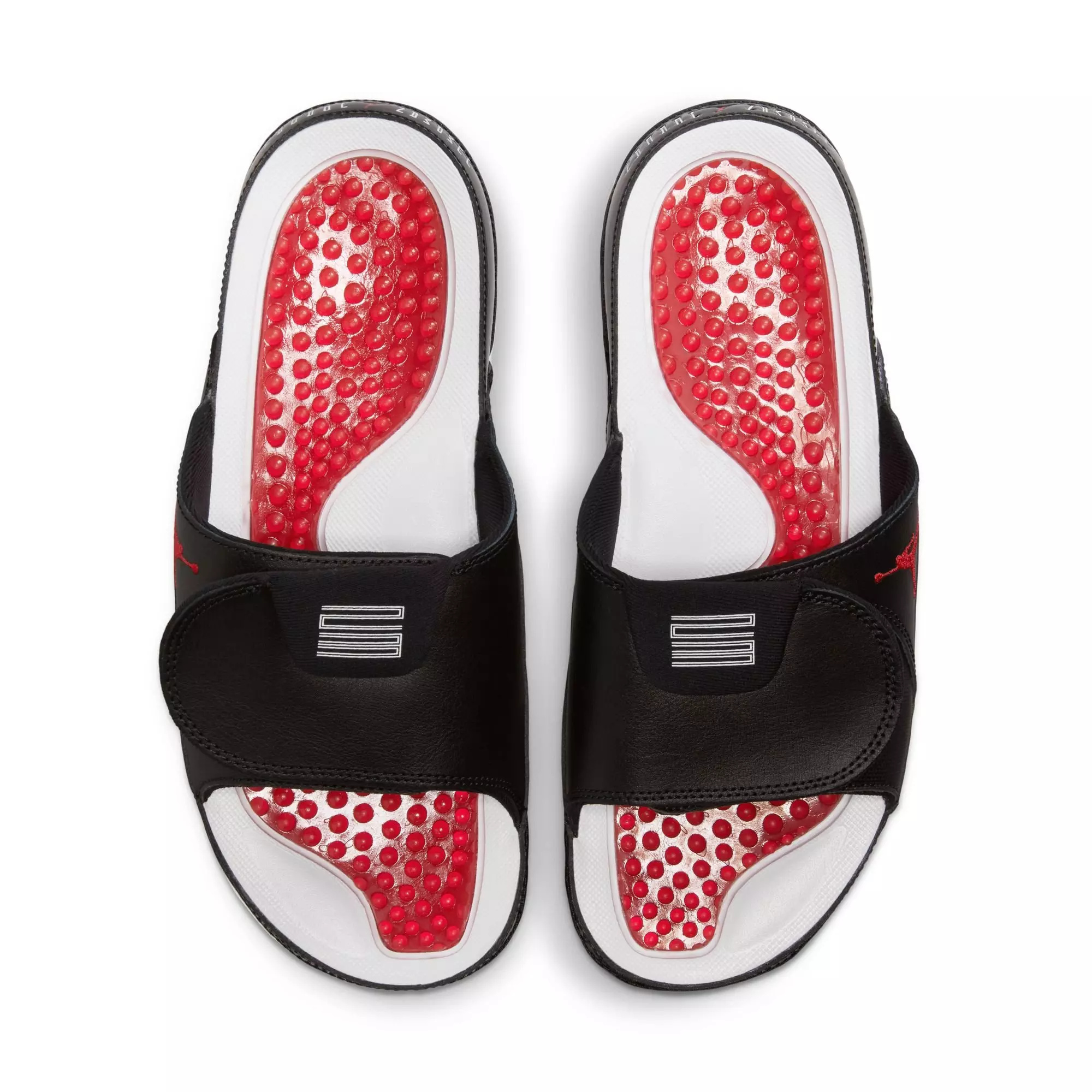 Jordan Hydro XI "Black/White/Gym Red" Unisex Slide - BLACK/RED/WHITE
