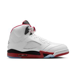 Jordan 5 Retro Fire Red "Black Tongue" Men's Shoe