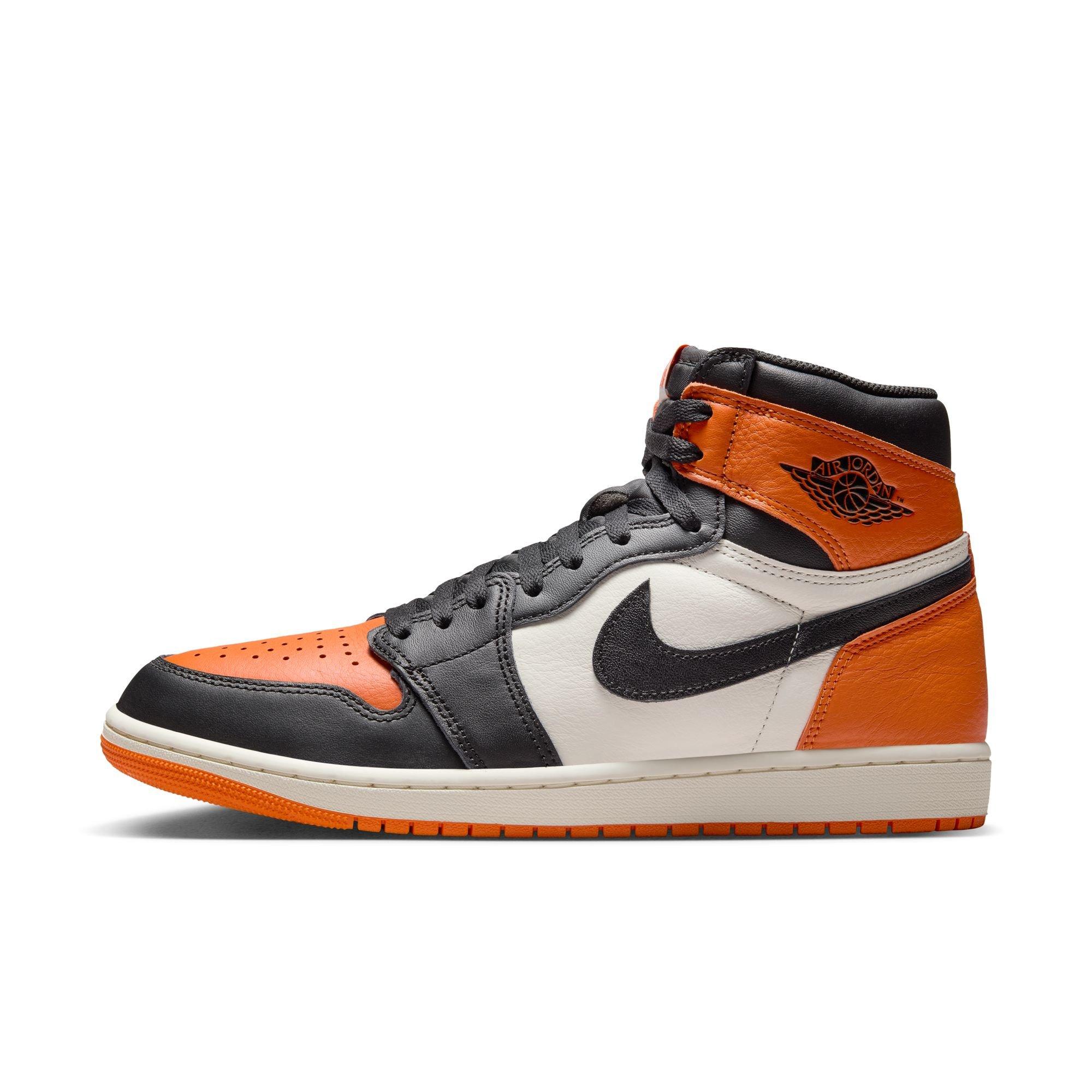 Jordan 1 Retro High OG "Shattered Backboard" Men's Shoe - BLACK/SAIL/STARFISH Thumbnail View 8