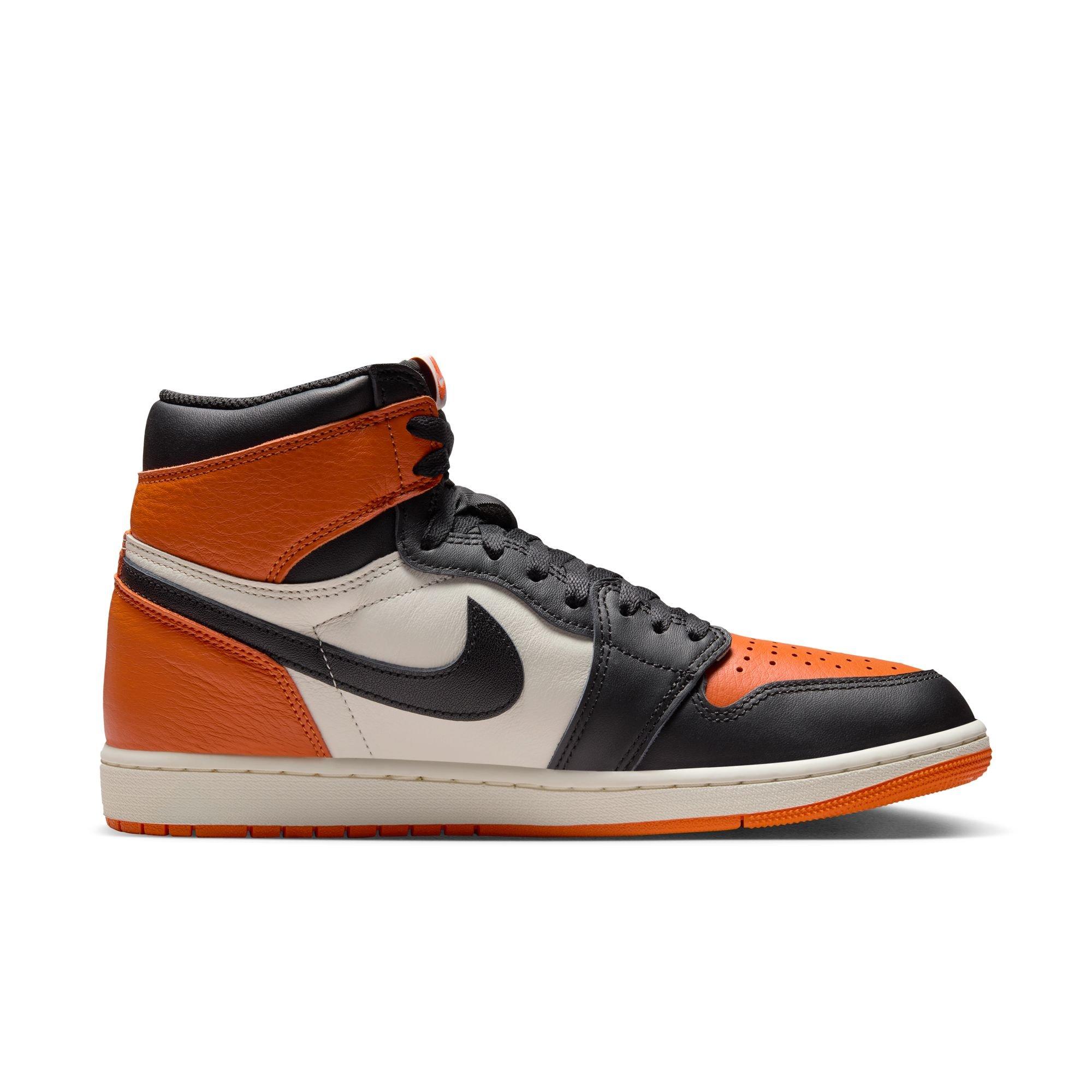 Jordan 1 Retro High OG "Shattered Backboard" Men's Shoe - BLACK/SAIL/STARFISH Thumbnail View 2