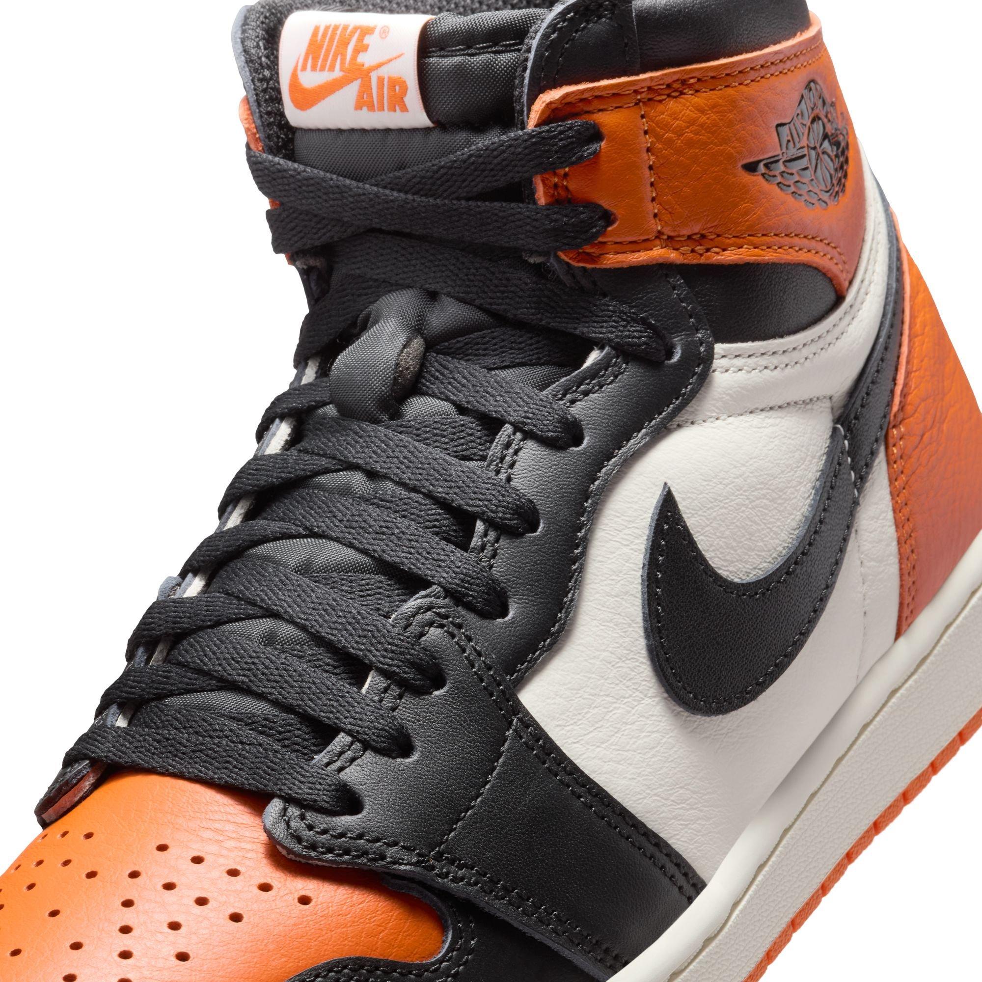 Jordan 1 Retro High OG "Shattered Backboard" Men's Shoe - BLACK/SAIL/STARFISH Thumbnail View 4