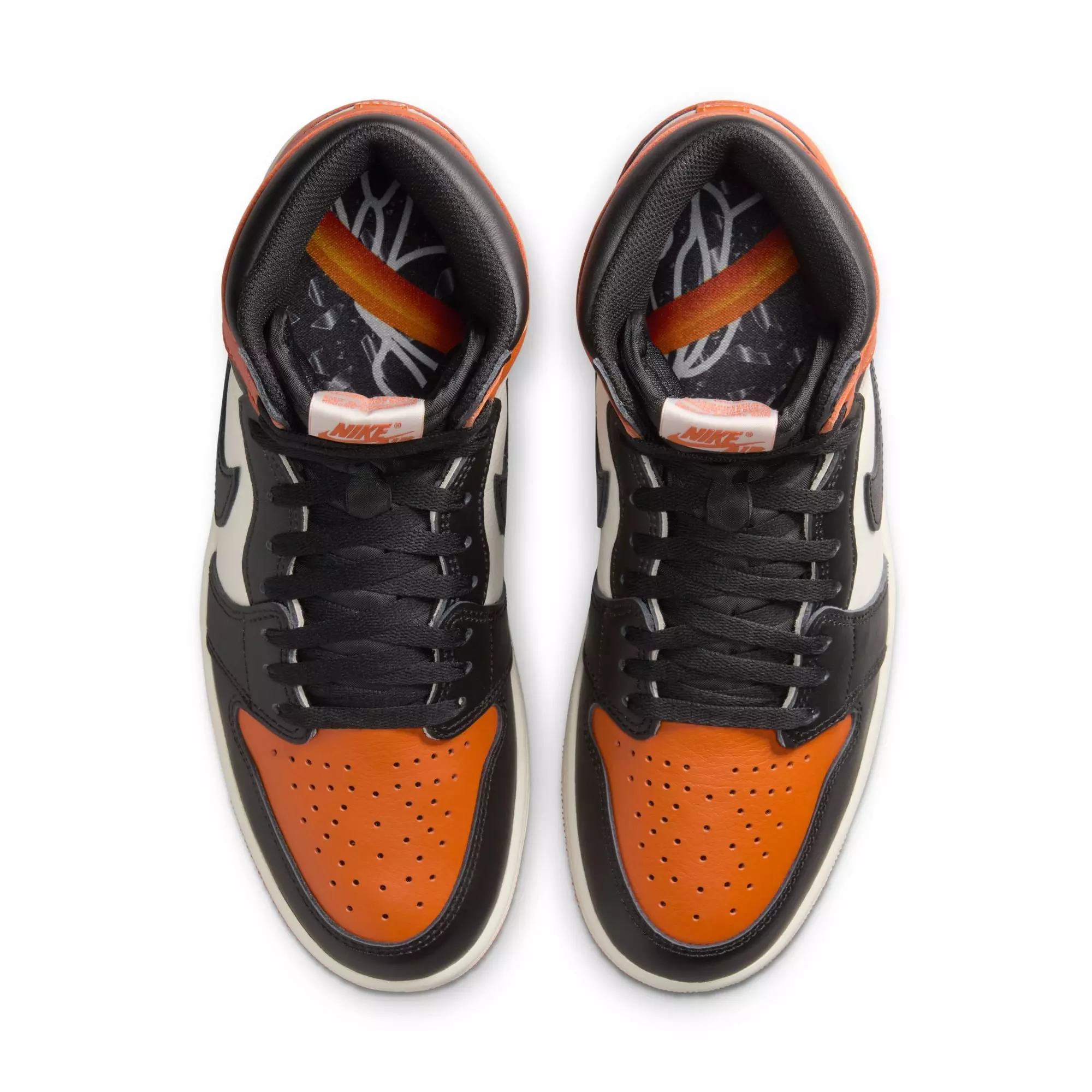 Jordan 1 Retro High OG "Shattered Backboard" Men's Shoe - BLACK/SAIL/STARFISH