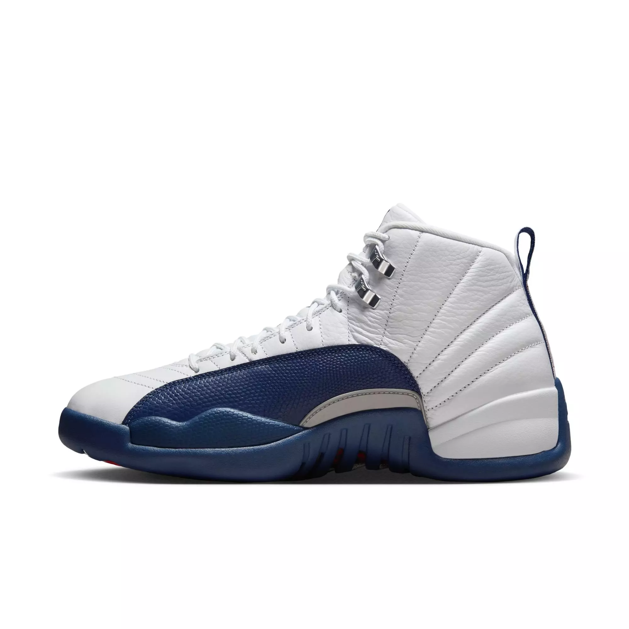 Jordan 12 Retro “French Blue and White” Men's Shoe - WHITE/FRENCH BLUE/METALLIC SILVER