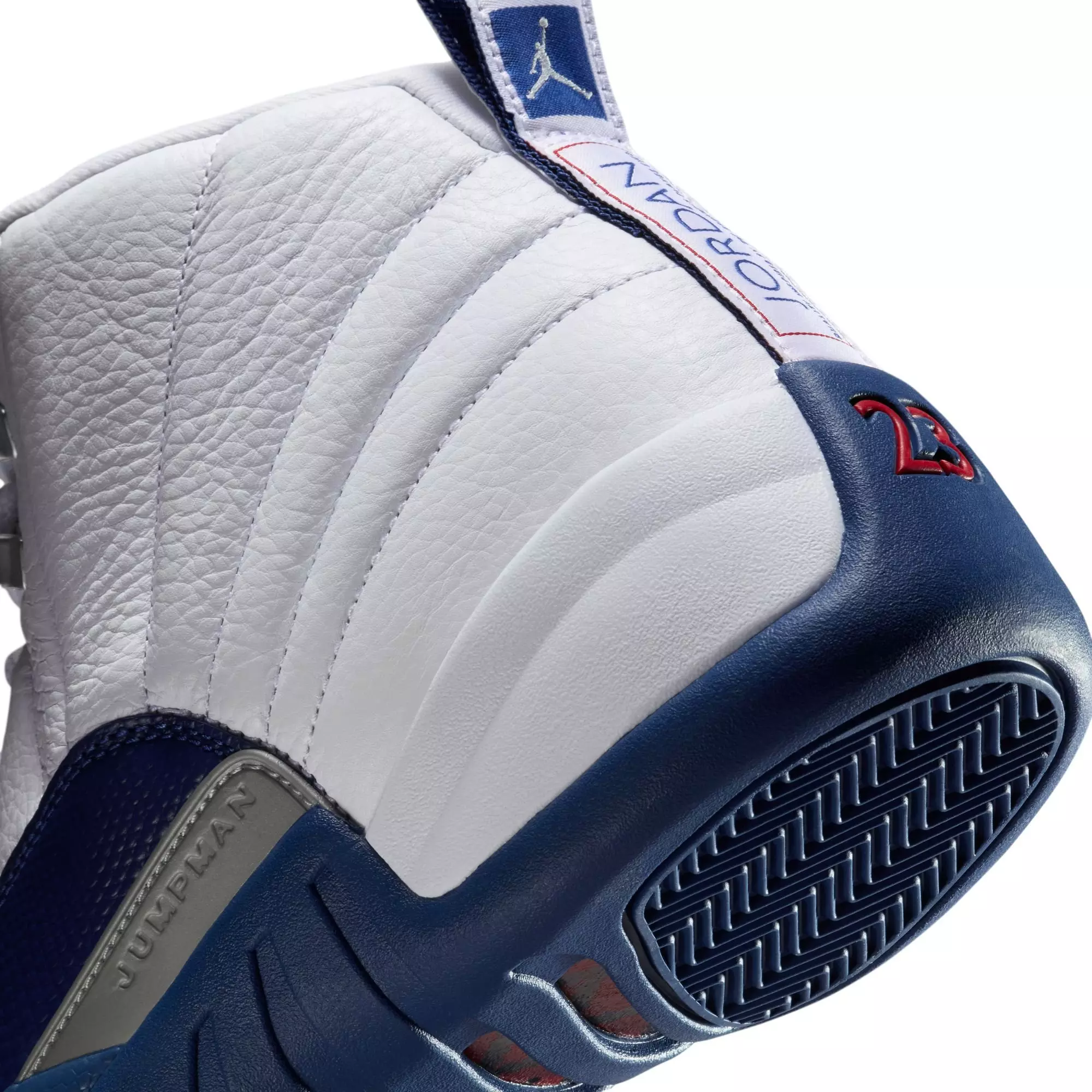 Jordan 12 Retro “French Blue and White” Men's Shoe - WHITE/FRENCH BLUE/METALLIC SILVER
