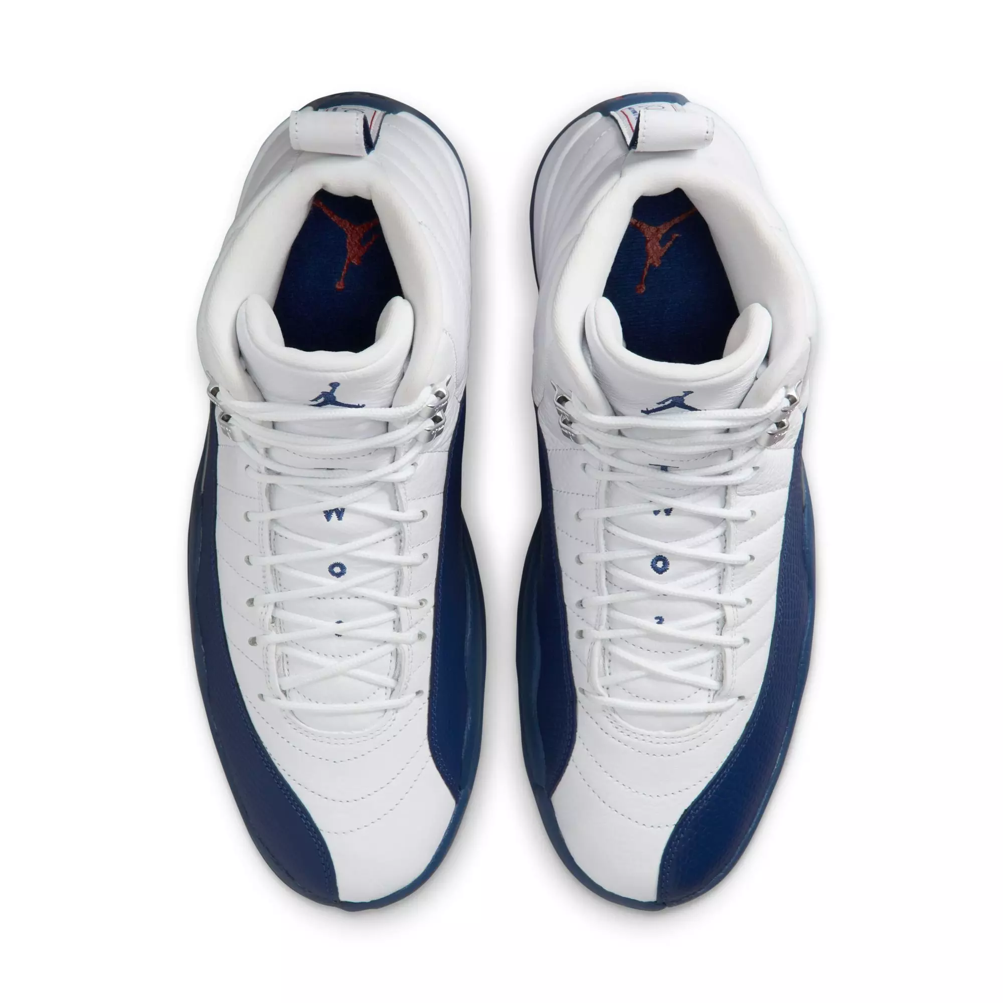 Jordan 12 Retro “French Blue and White” Men's Shoe - WHITE/FRENCH BLUE/METALLIC SILVER