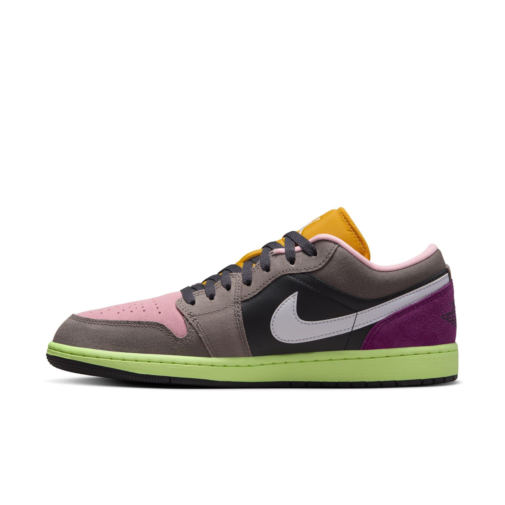 Jordan 1 Low SE "Oil Grey/White/Cave Stone/Arctic Punch" Men's Shoe - MULTI-COLOR Thumbnail View 4