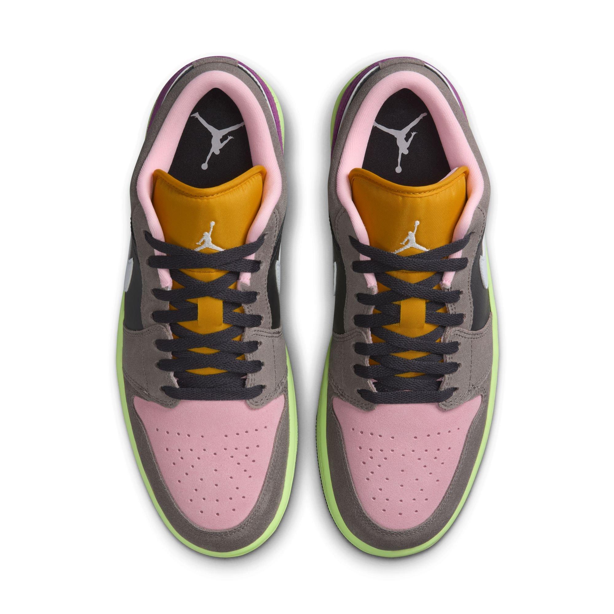 Jordan 1 Low SE "Oil Grey/White/Cave Stone/Arctic Punch" Men's Shoe - MULTI-COLOR Thumbnail View 6