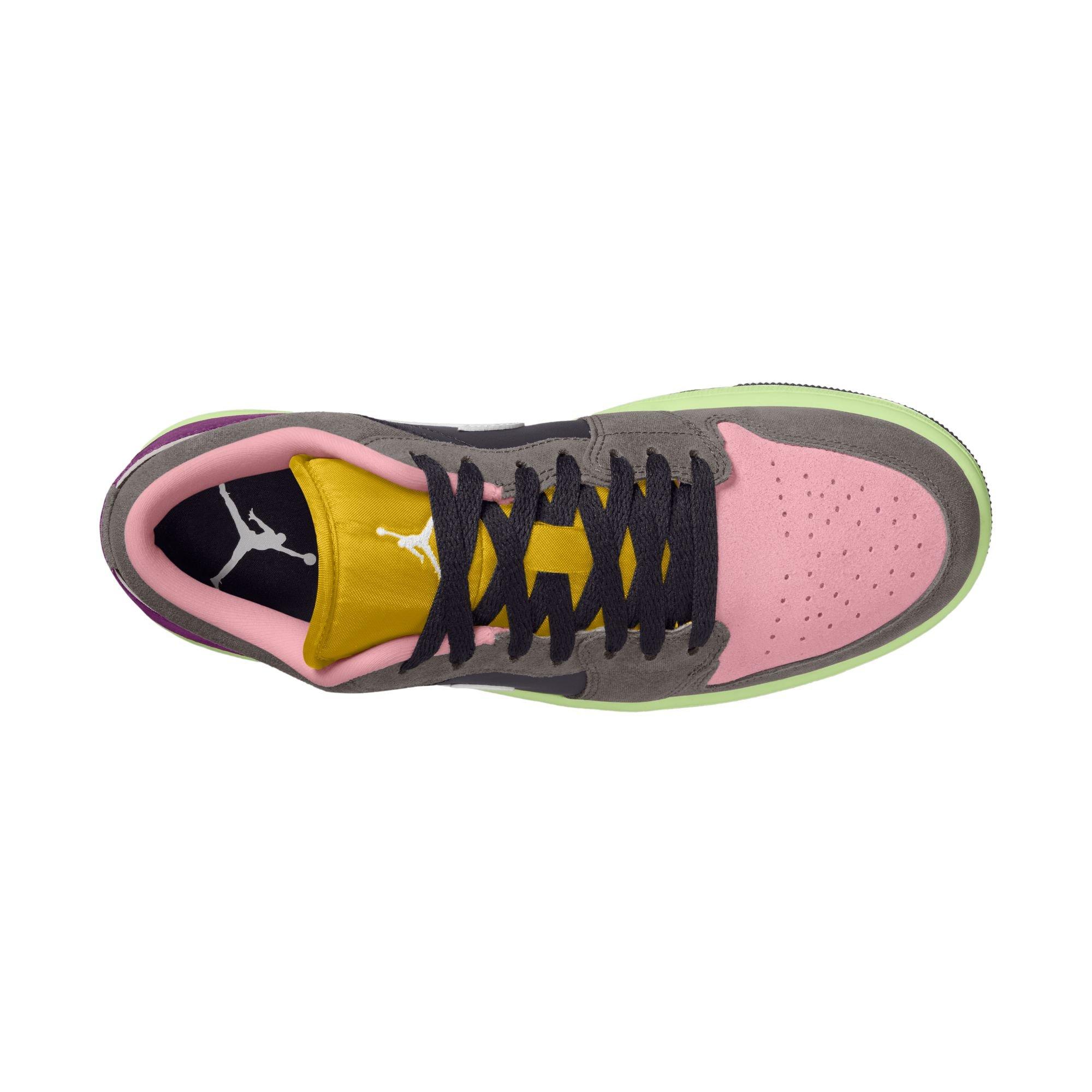 Jordan 1 Low SE "Oil Grey/White/Cave Stone/Arctic Punch" Men's Shoe - MULTI-COLOR Thumbnail View 8