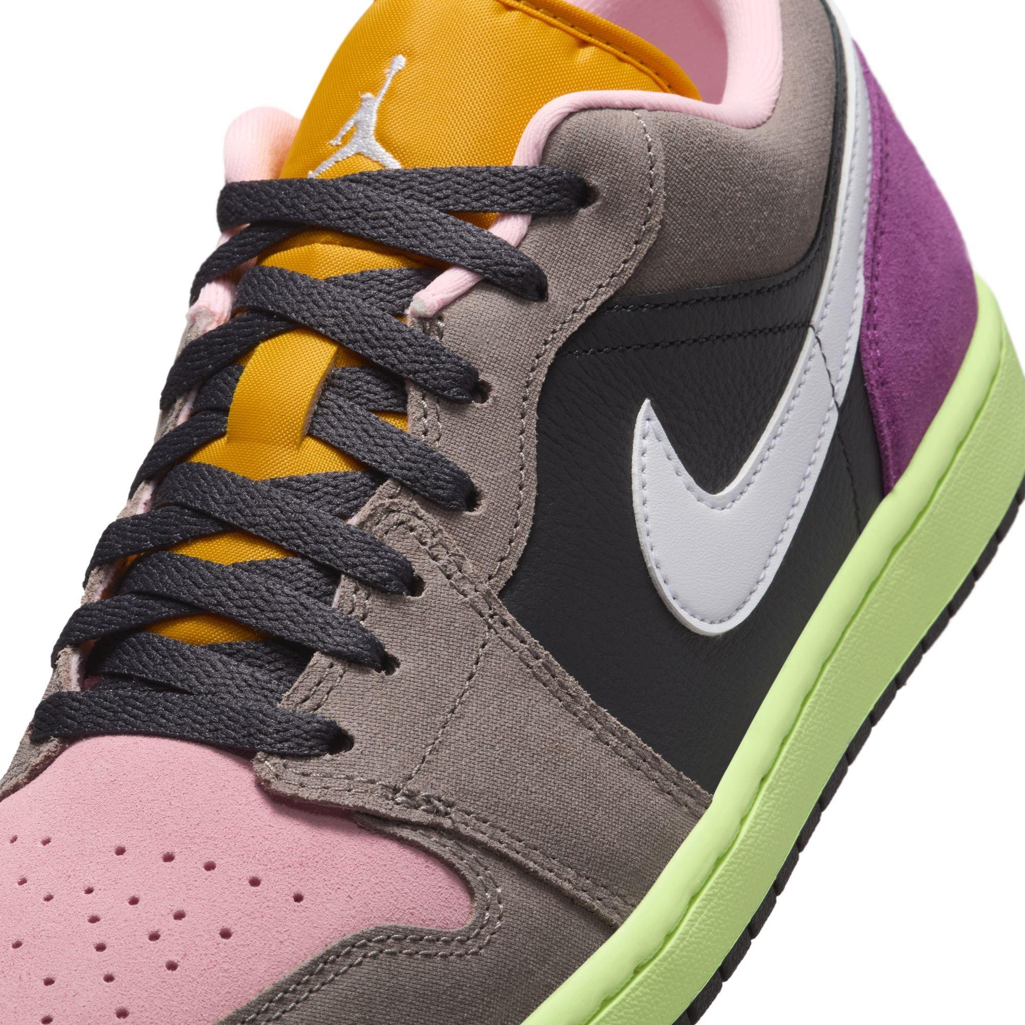Jordan 1 Low SE "Oil Grey/White/Cave Stone/Arctic Punch" Men's Shoe - MULTI-COLOR Thumbnail View 10