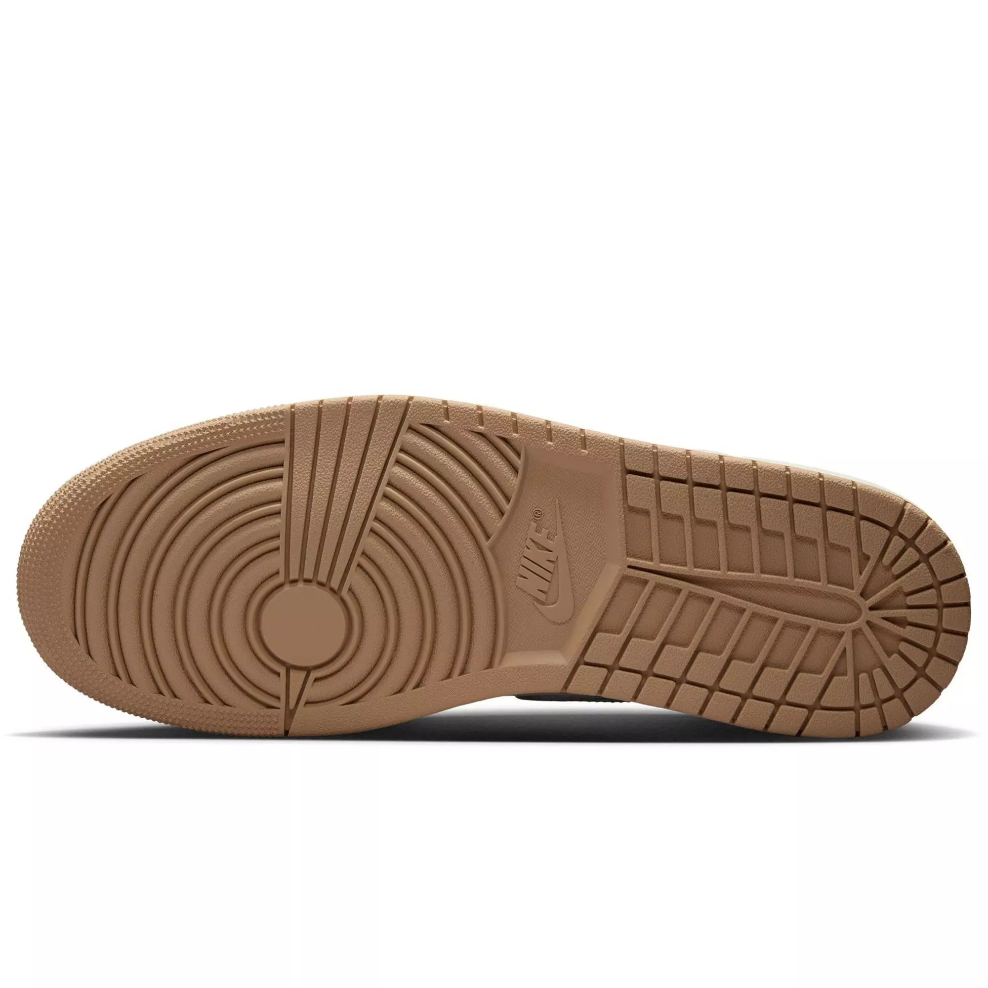 Jordan 1 Low "Sail/Fire Red/College Grey/Hemp" Men's Shoe - OFF-WHITE/RED