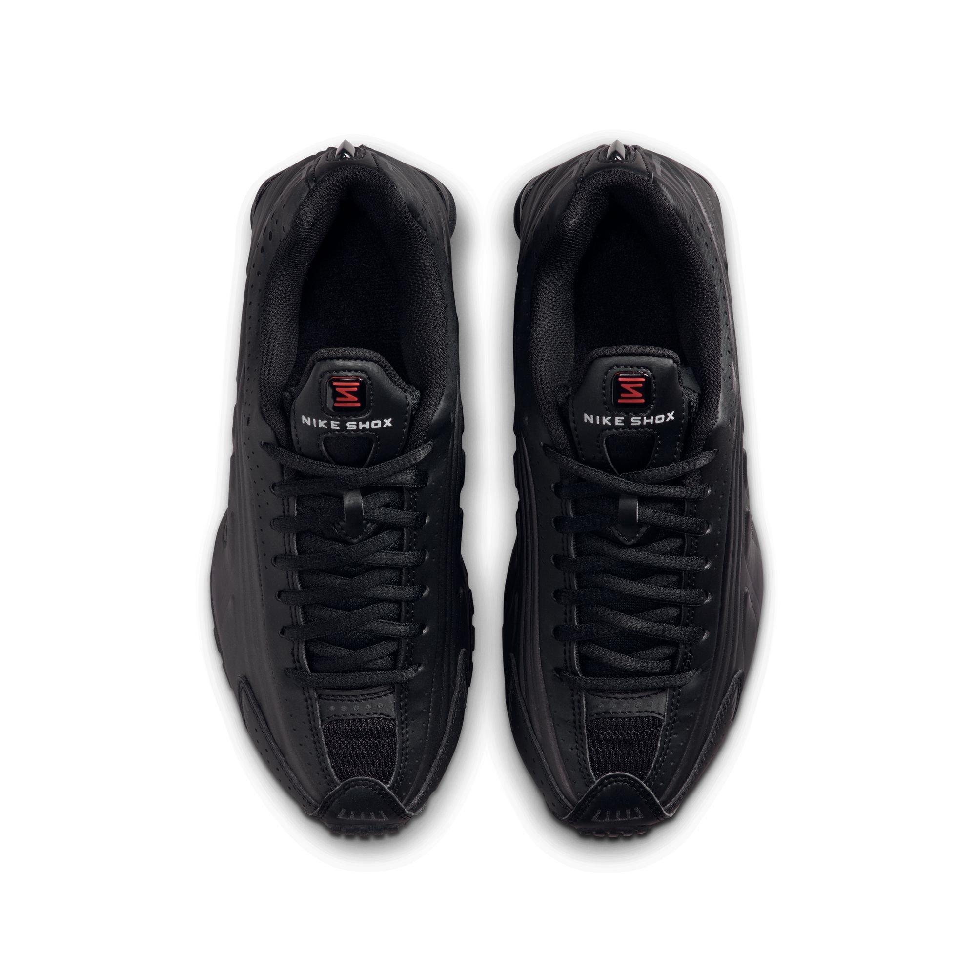 Nike Shox R4 Grade School Boys' "Black/Bright Crimson" Shoe