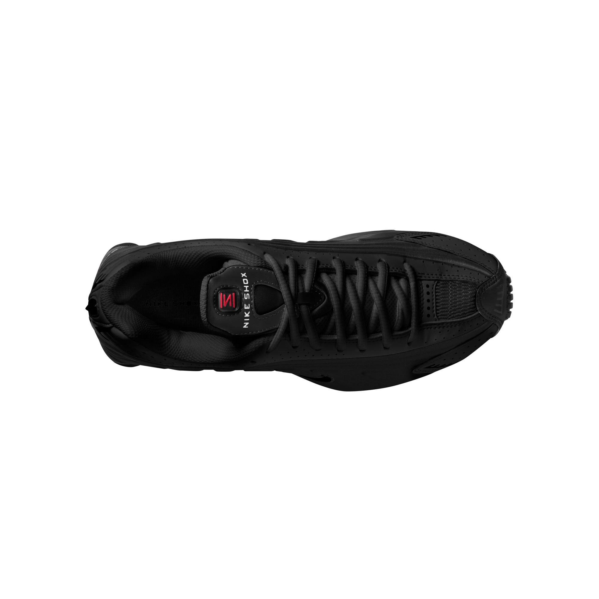 Nike Shox R4 Grade School Boys' "Black/Bright Crimson" Shoe