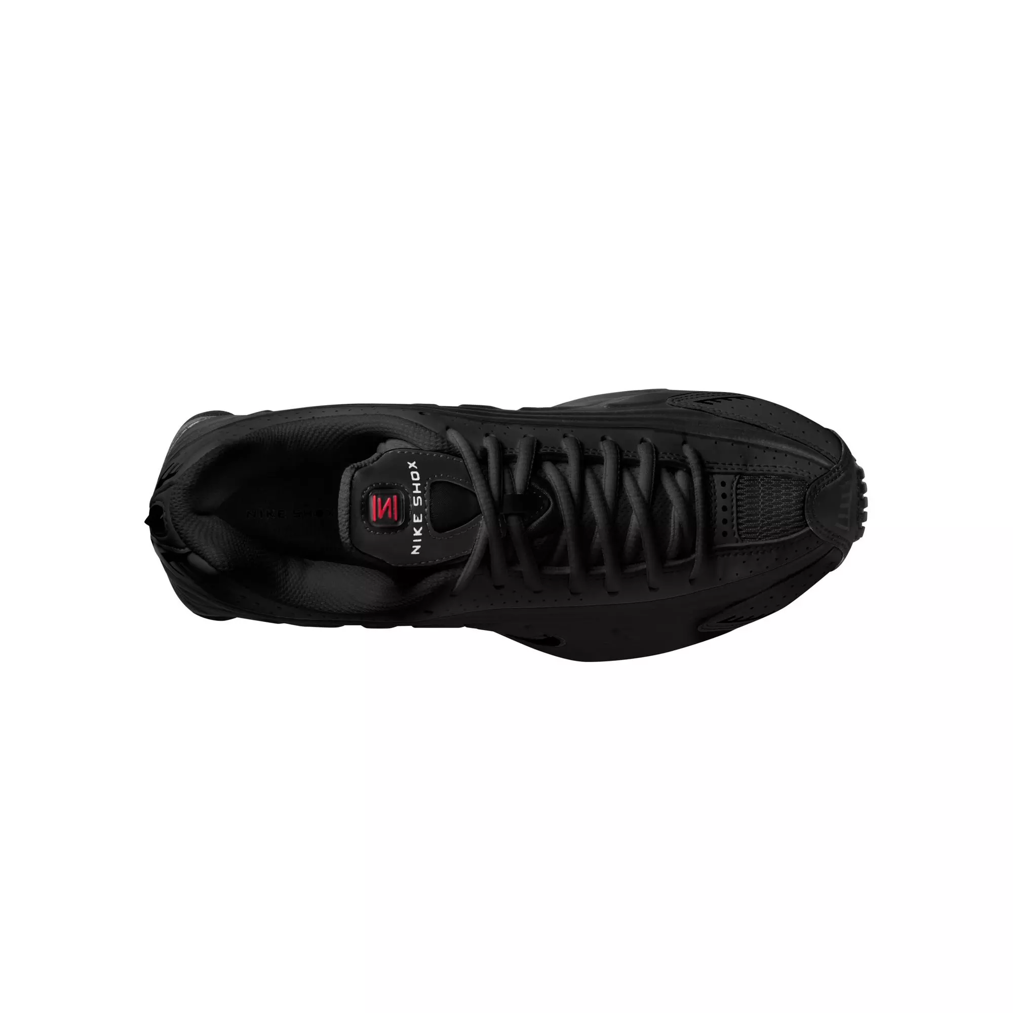 Nike Shox R4 "Black/Bright Crimson" Grade School Boys' Shoe - BLACK