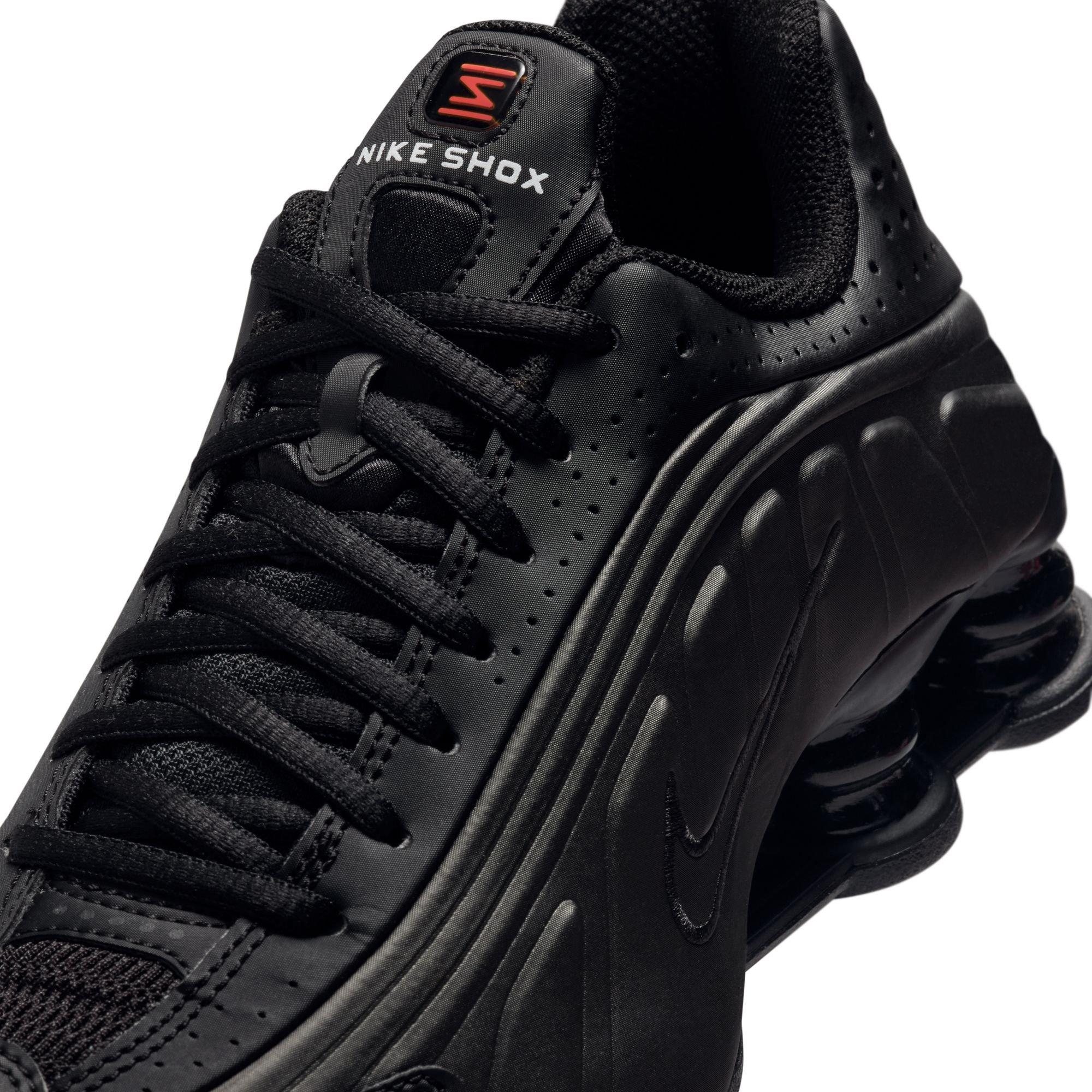 Nike Shox R4 Grade School Boys' "Black/Bright Crimson" Shoe