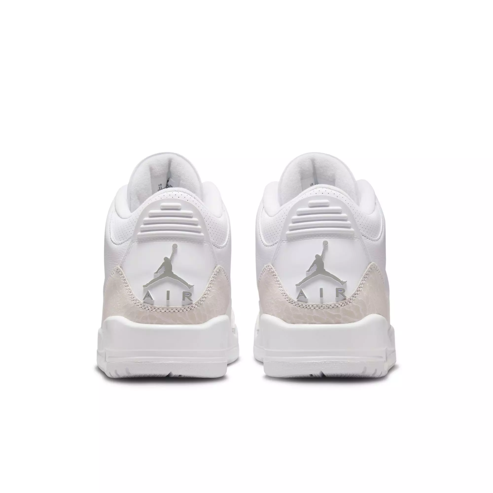 Jordan 3 Retro “Pure Money” Men's Shoe - WHITE/METALLIC SILVER