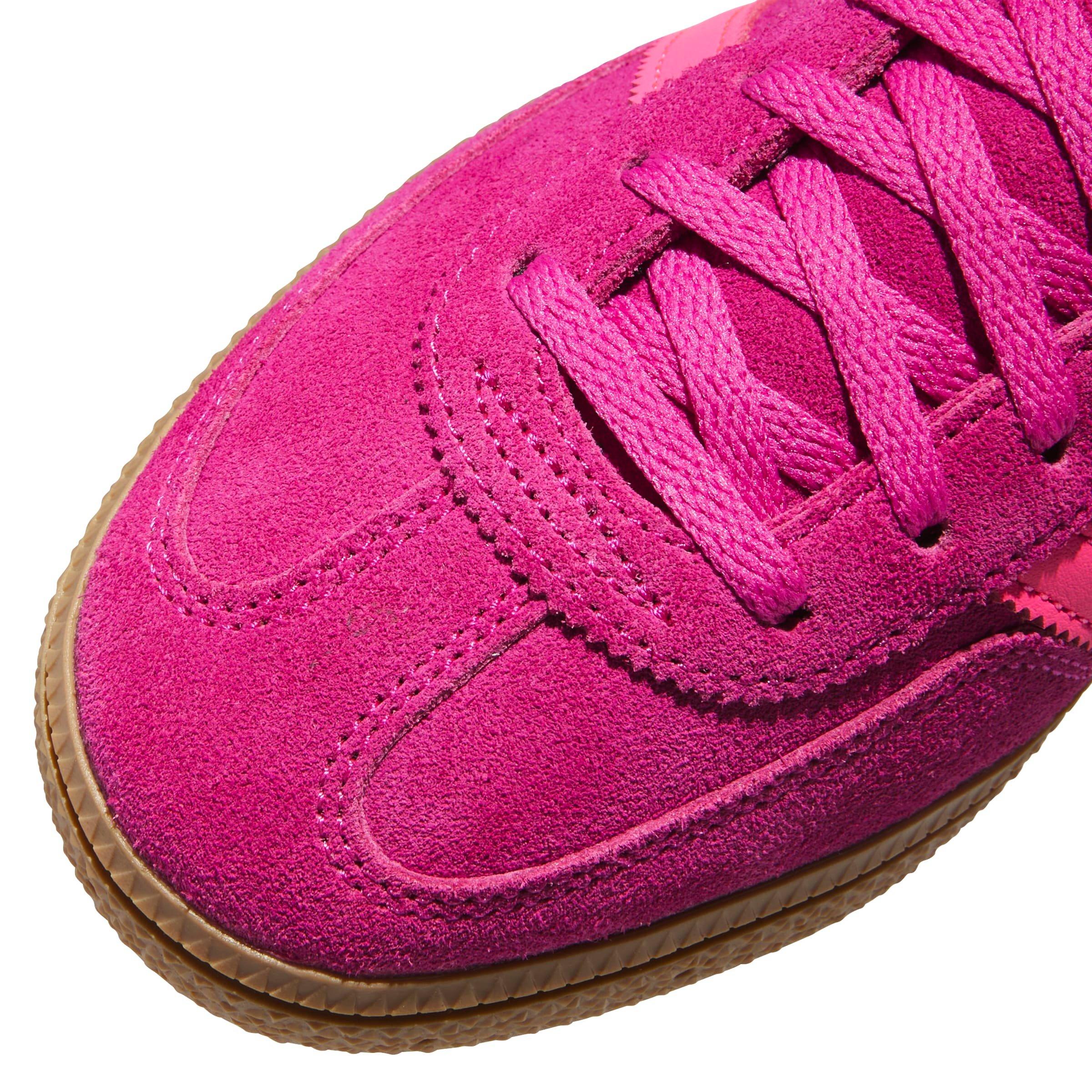 adidas Handball Spezial Shoes - Women's - Semi Lucid Fuchsia / Lucid Pink / Gold - 6.5