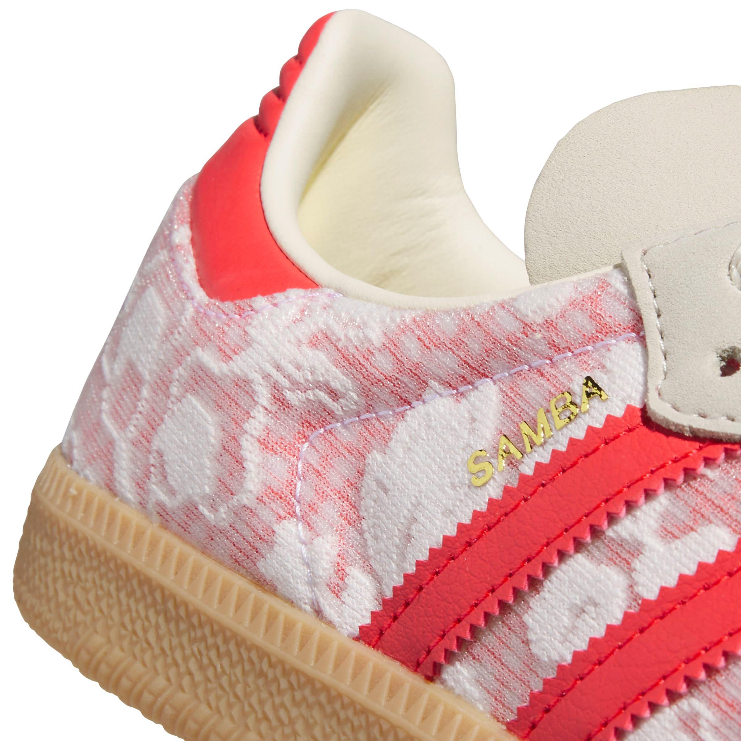 adidas Originals Samba OG "White/Cream White/Better Scarlet" Women's Shoe - WHITE/RED Thumbnail View 8