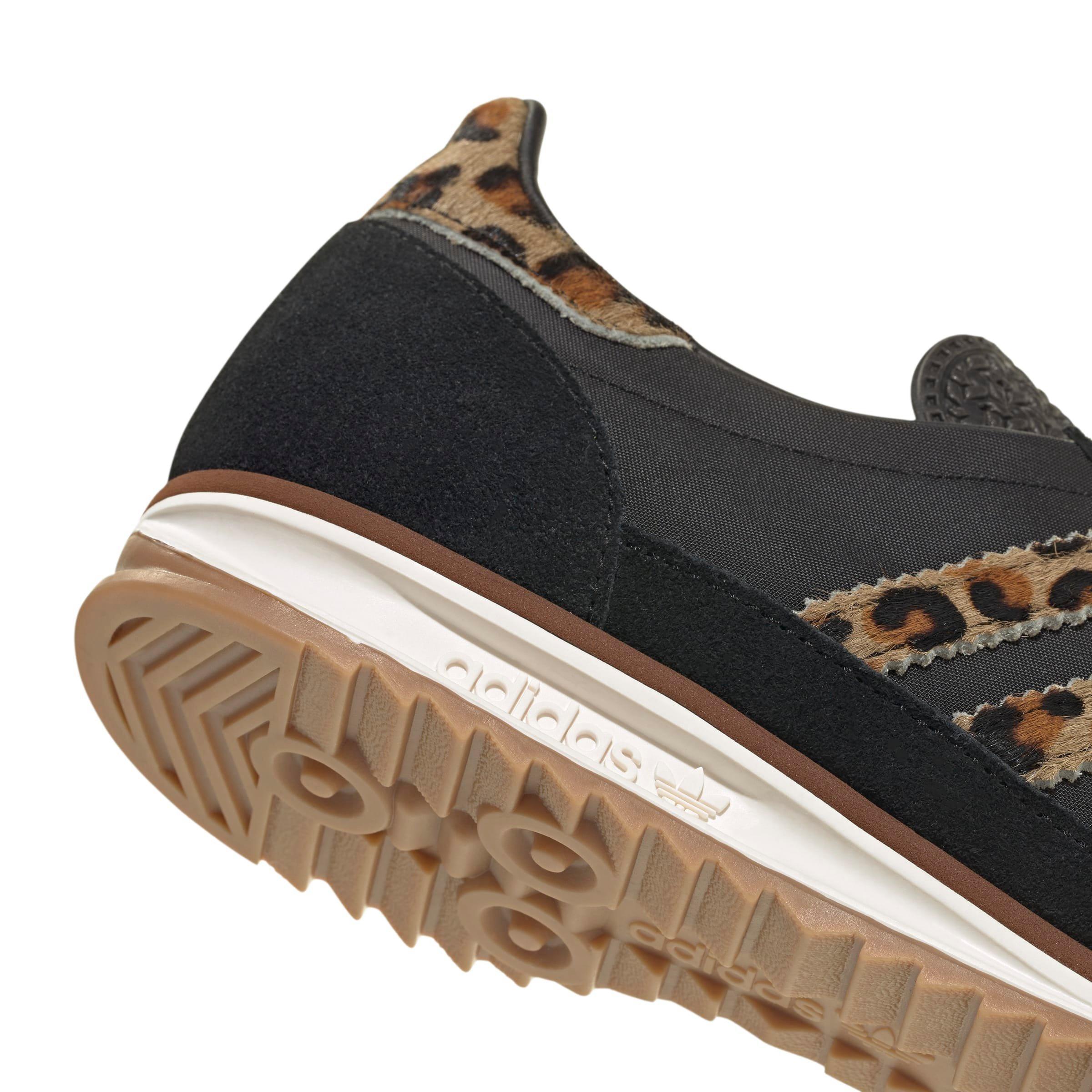 adidas Originals SL 72 OG "Leopard Print" Women's Shoe - BLACK/BROWN Thumbnail View 4