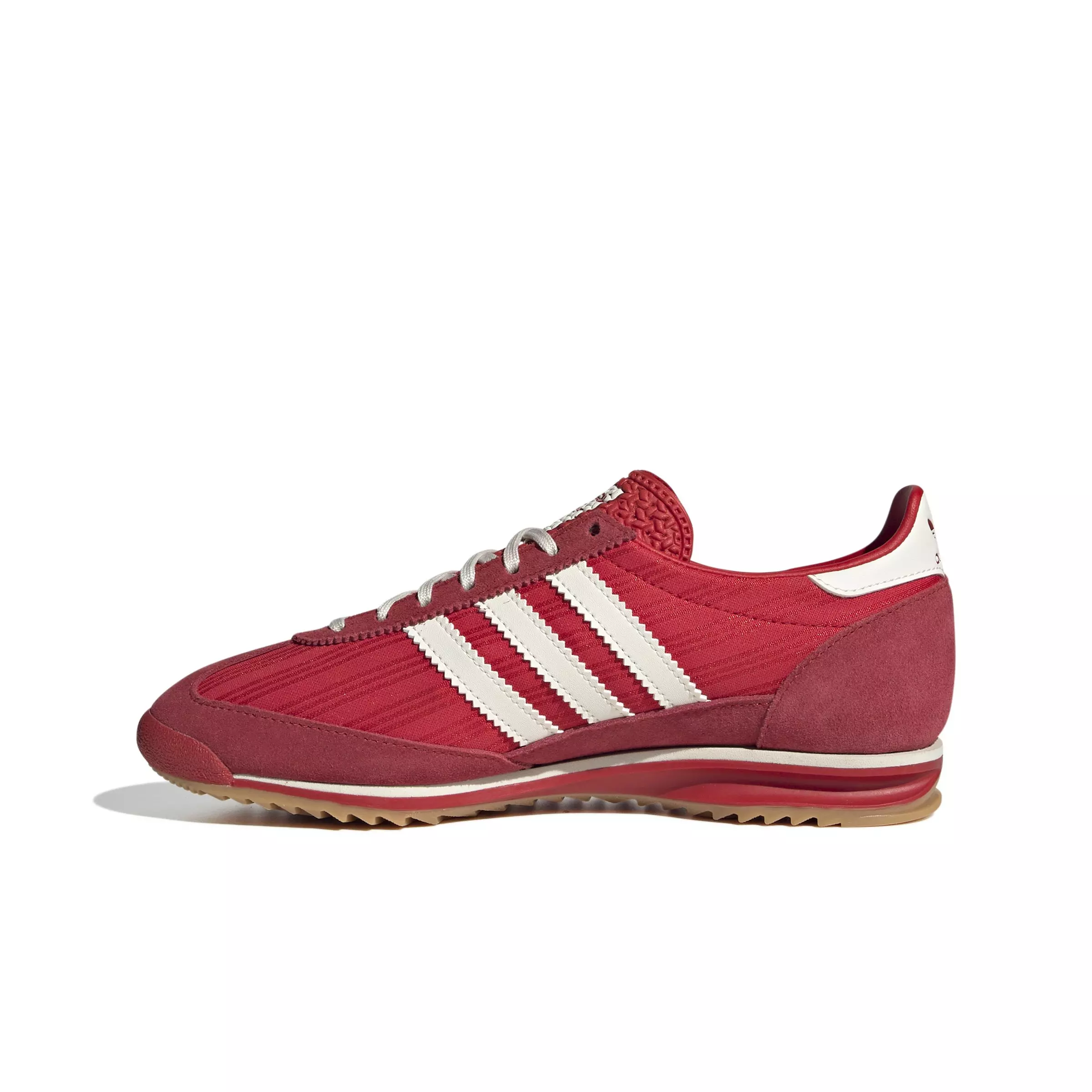 adidas Originals SL 72 "Better Scarlet/Cream White/Gum" Women's Shoe - RED/TAN