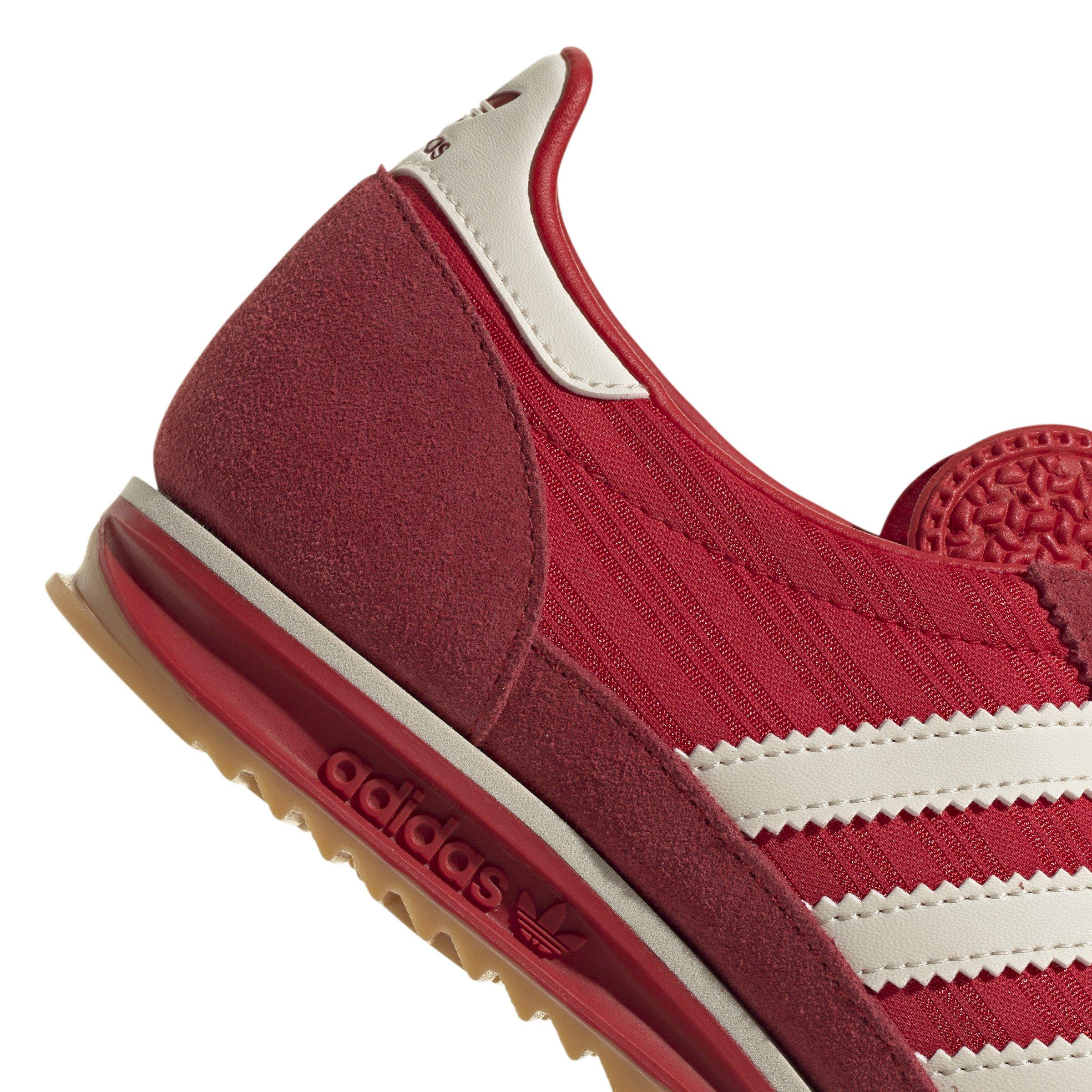 adidas Originals SL 72 "Better Scarlet/Cream White/Gum" Women's Shoe - RED/TAN Thumbnail View 3