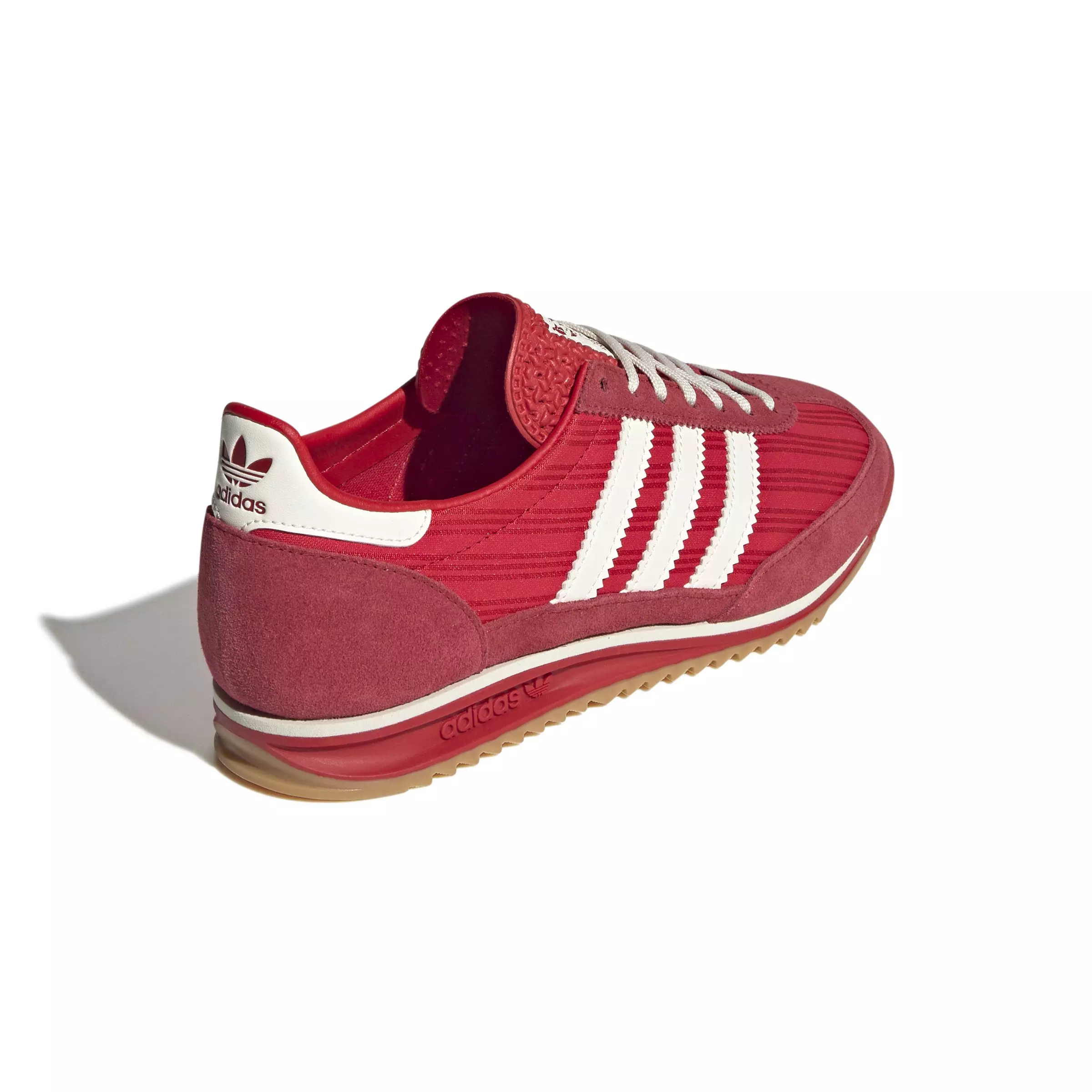 adidas Originals SL 72 "Better Scarlet/Cream White/Gum" Women's Shoe - RED/TAN