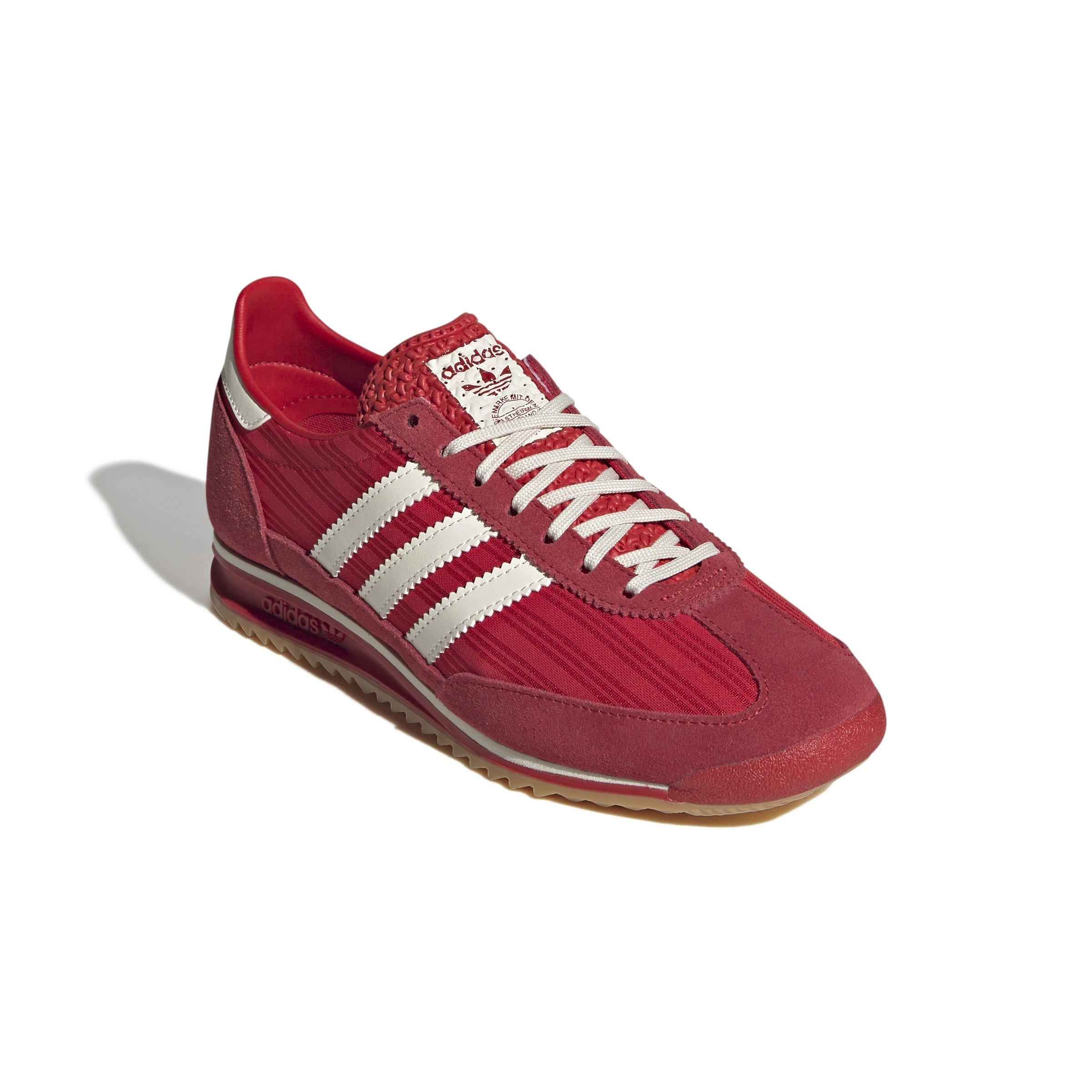 adidas Originals SL 72 "Better Scarlet/Cream White/Gum" Women's Shoe - RED/TAN Thumbnail View 6