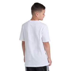 adidas Big Kids' Logo Play Tee - White/Green