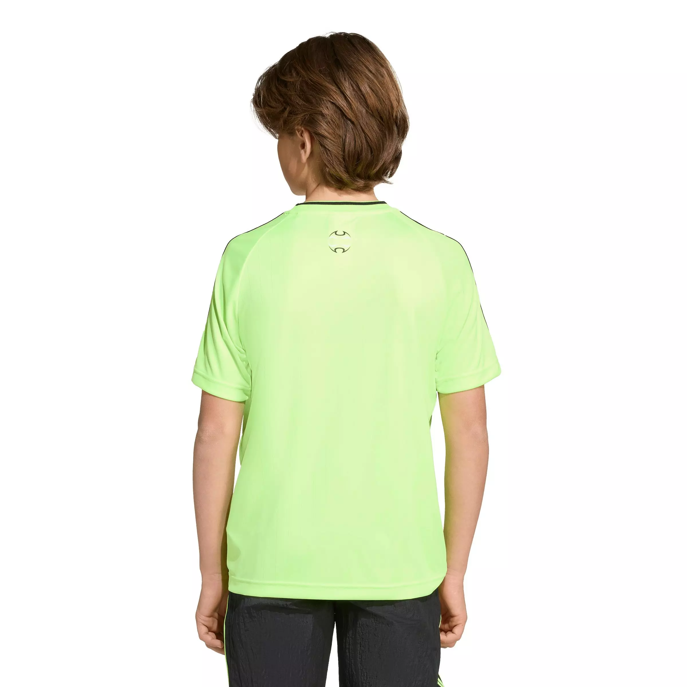 adidas Big Boys' Teamgeist Tee - GREEN/BLACK