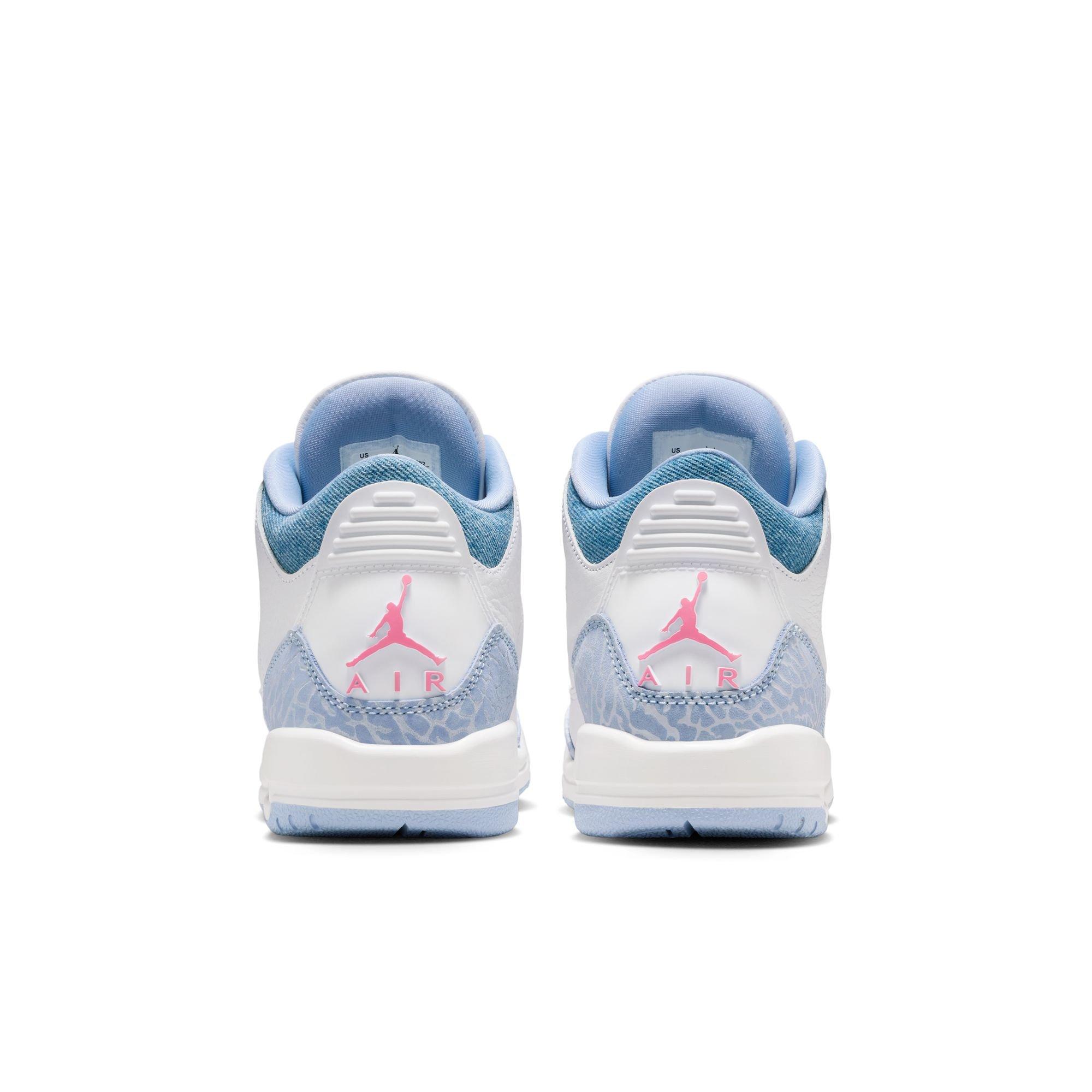 Jordan 3 Retro "Cobalt Bliss" Girls' Grade School Shoe